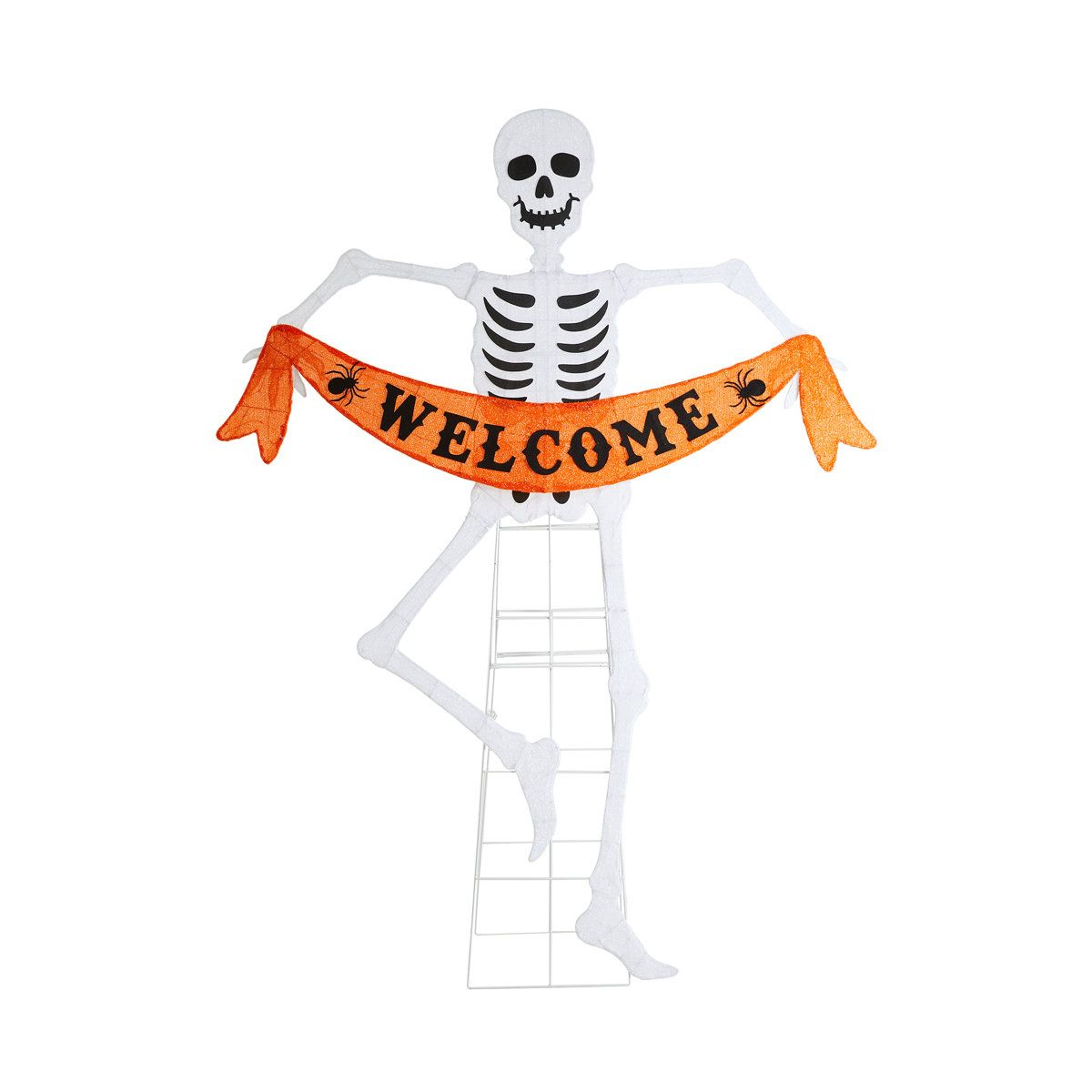 8625Inch Lighted Halloween Outdoor Decoration With 220 Warm White LED Lights 0