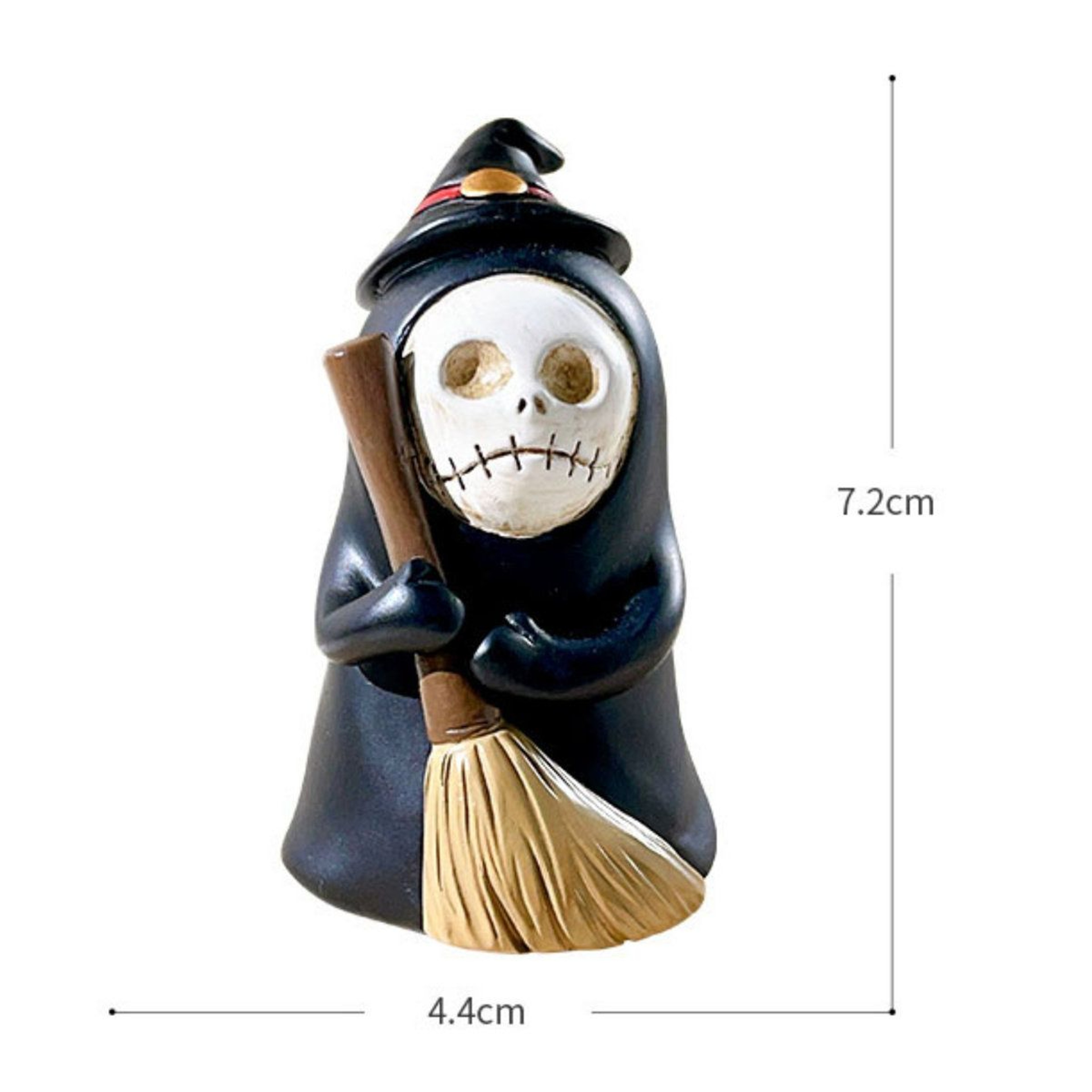 Halloween Ghost Figurines Resin Tabletop Decorations With Four Unique Ghost Poses 2