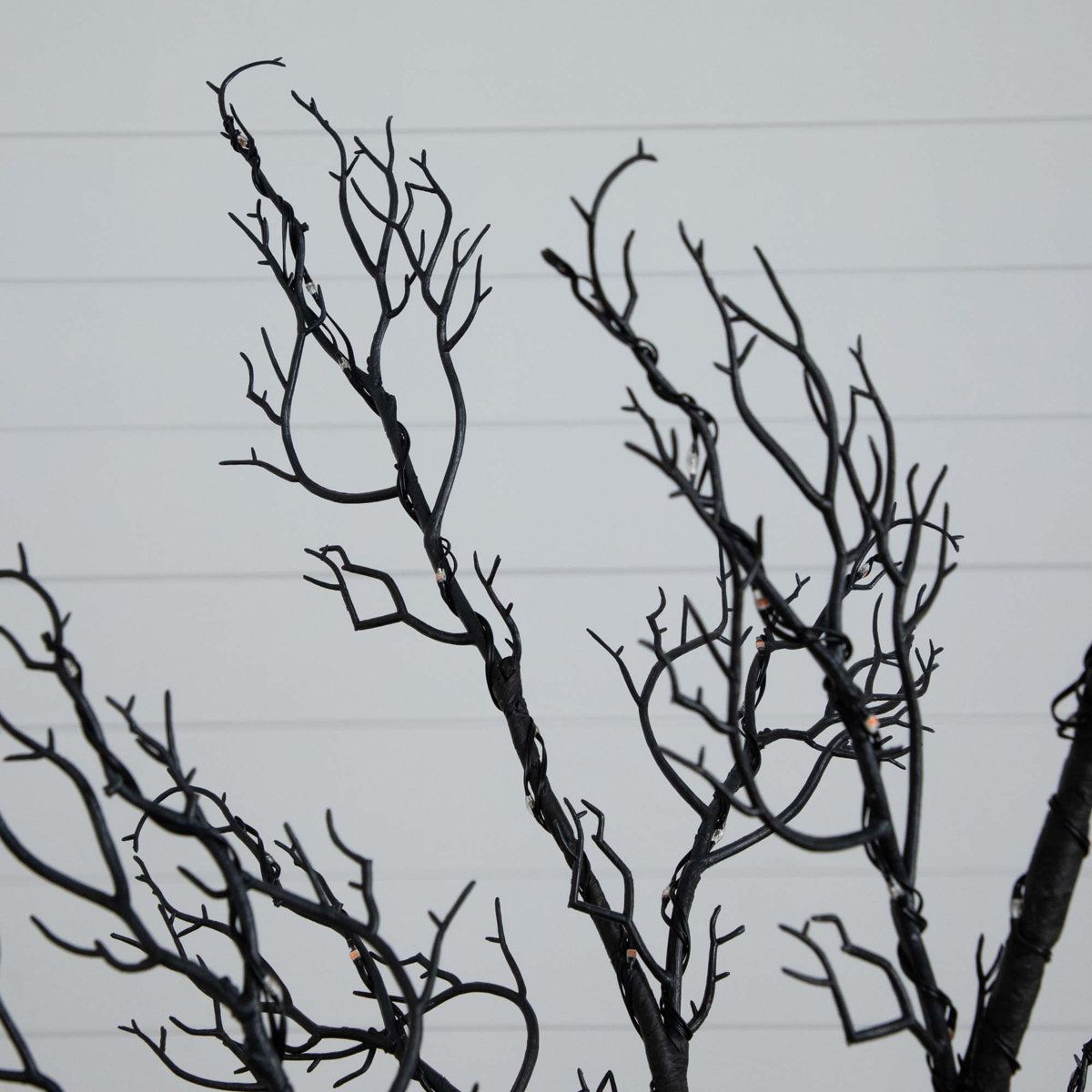 6 Ft PreLit Halloween Twig Tree With 320 Orange And Purple LED Lights 6