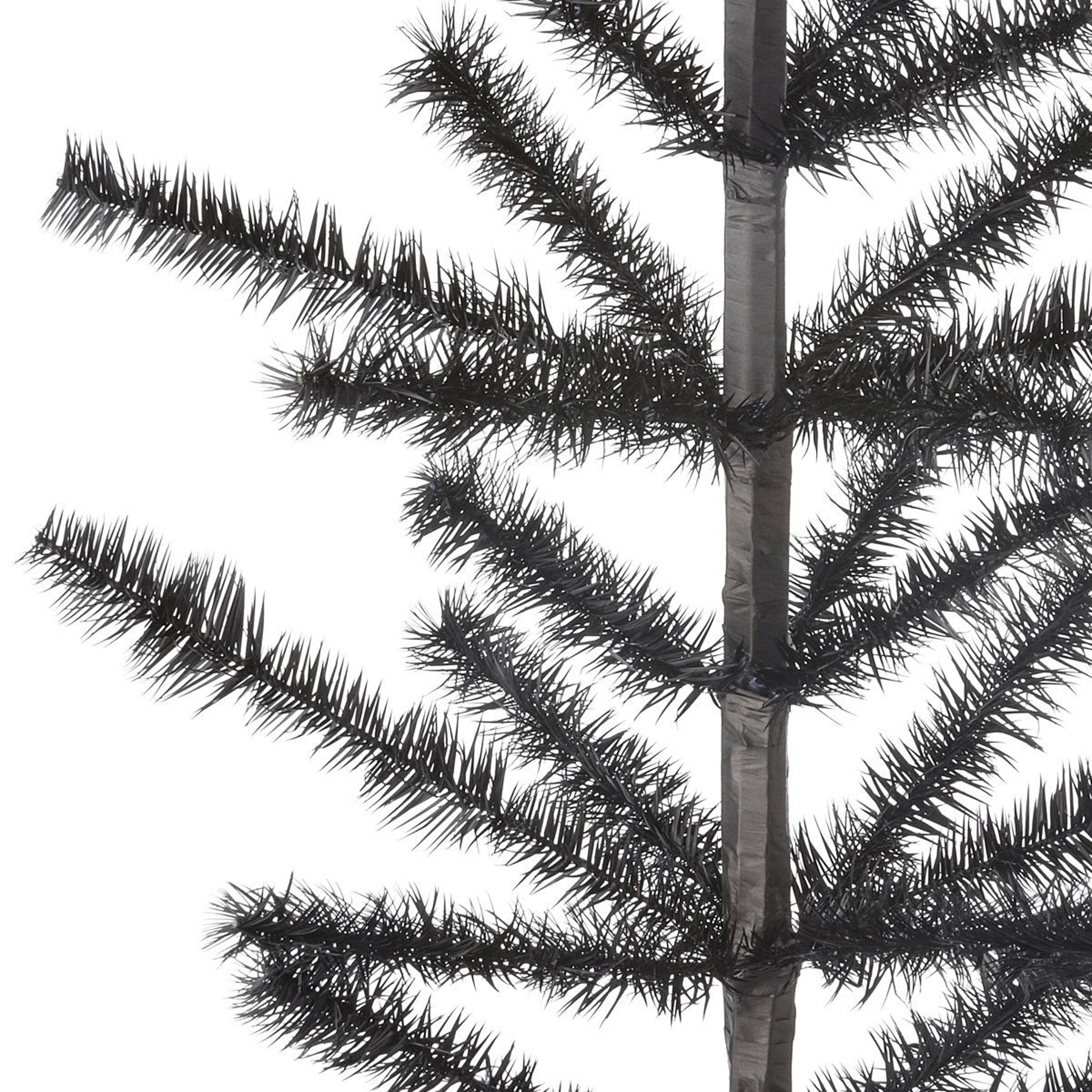 36Inch Halloween Feather Tabletop Tree With Decorative Base 4