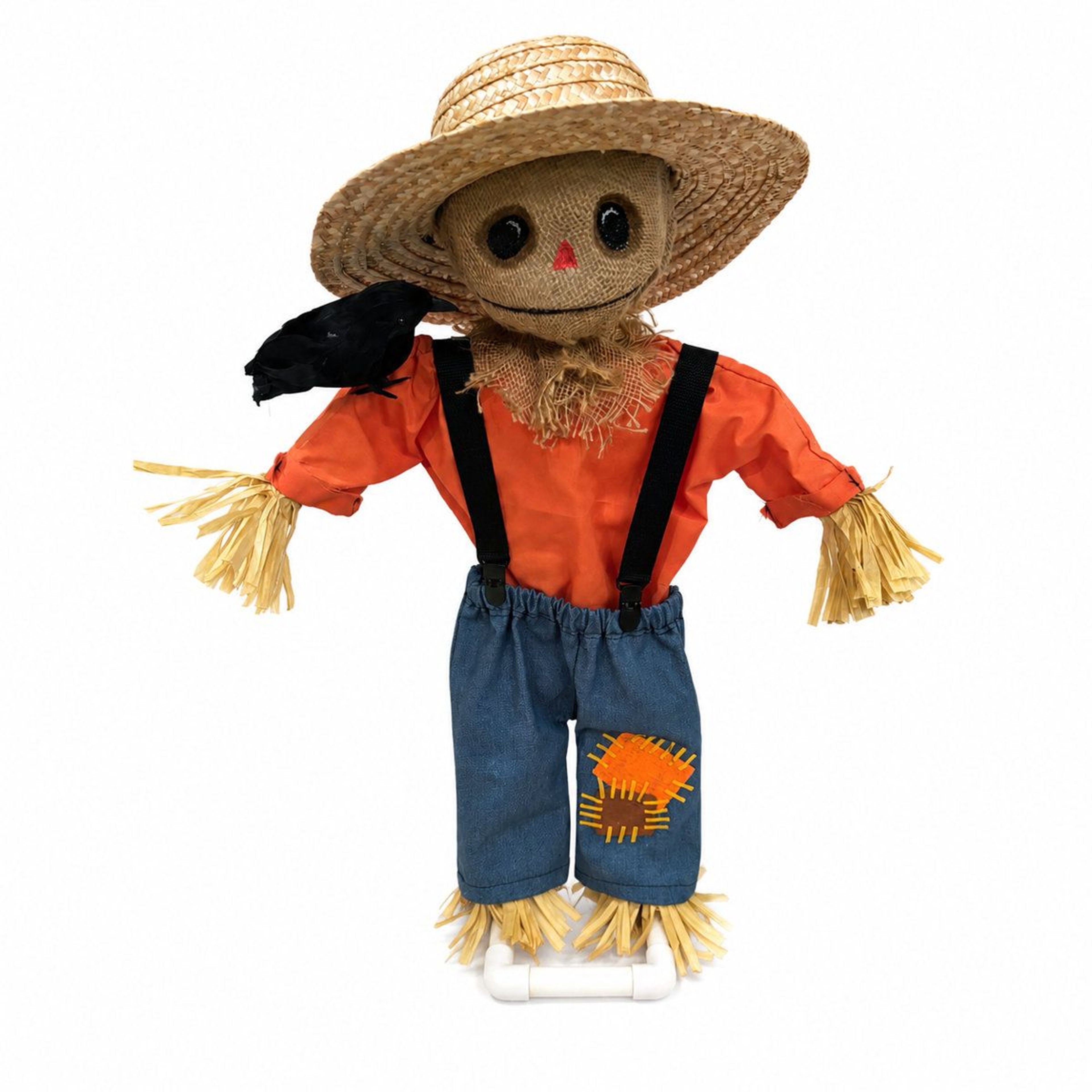 24Inch MotionActivated Talking Scarecrow Halloween Decoration 0