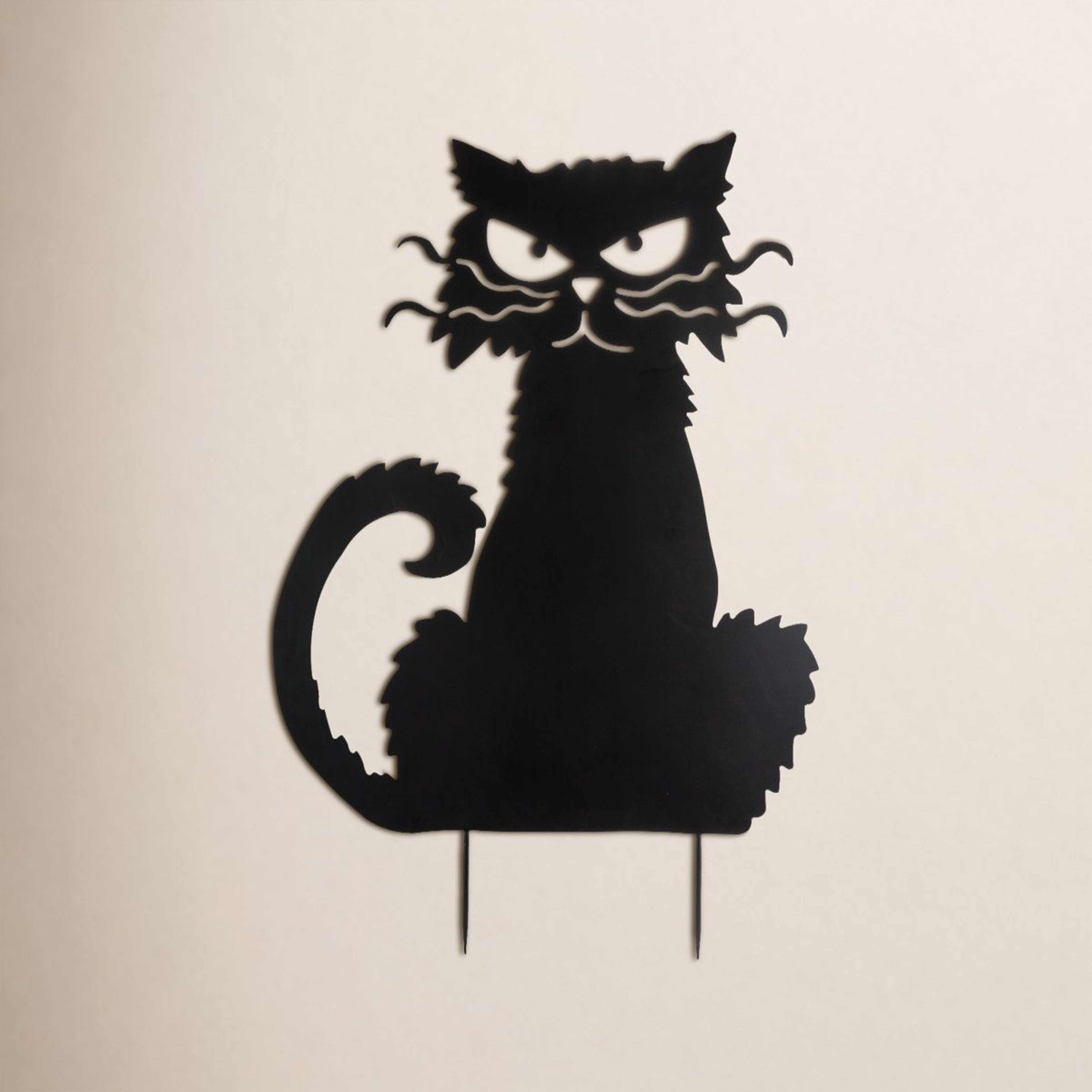 Halloween Black Cat Metal Garden Stake Outdoor Yard Decoration 7