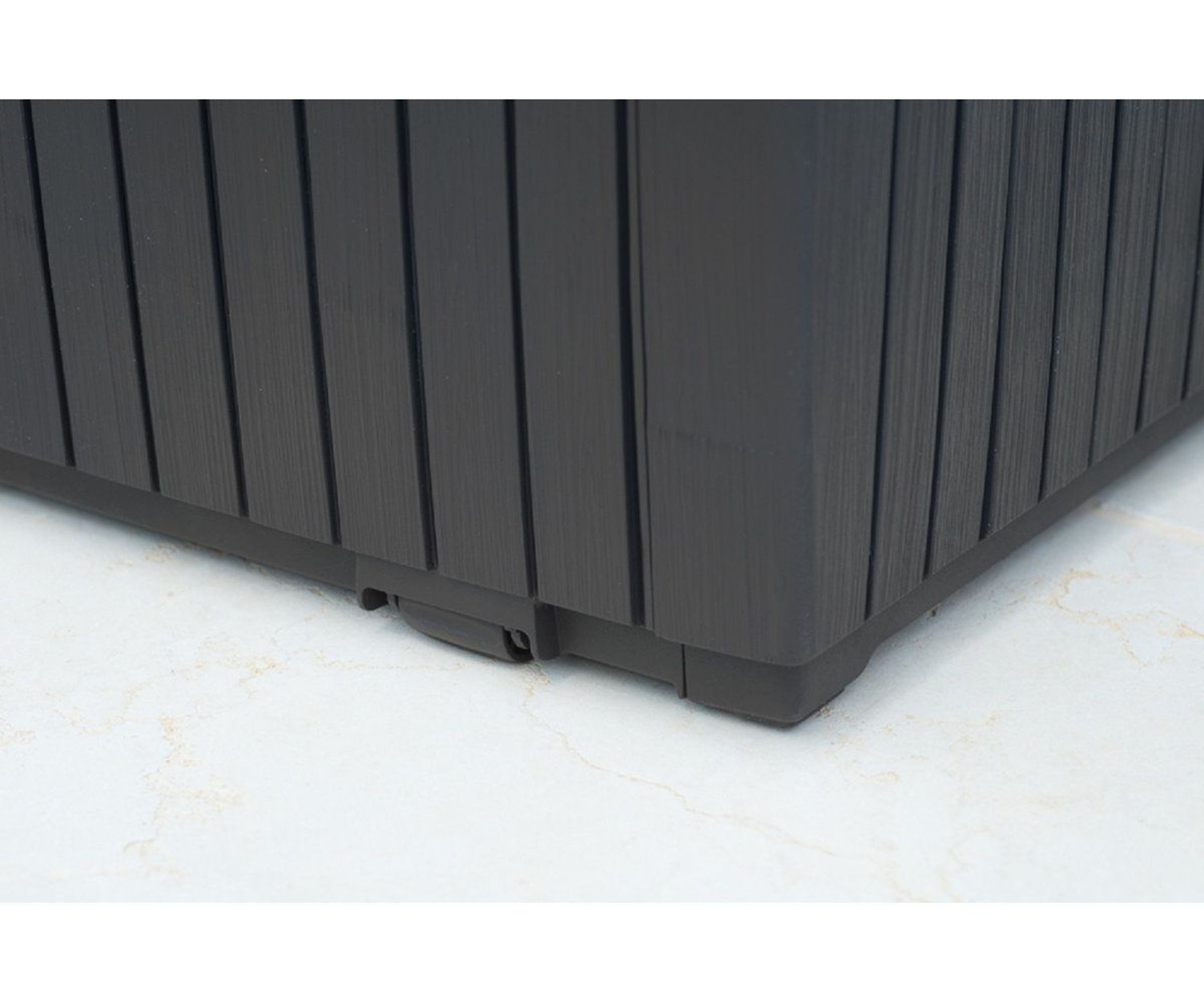 80 Gallon Outdoor Storage Deck Box With Lockable Lid And WeatherResistant Resin 2