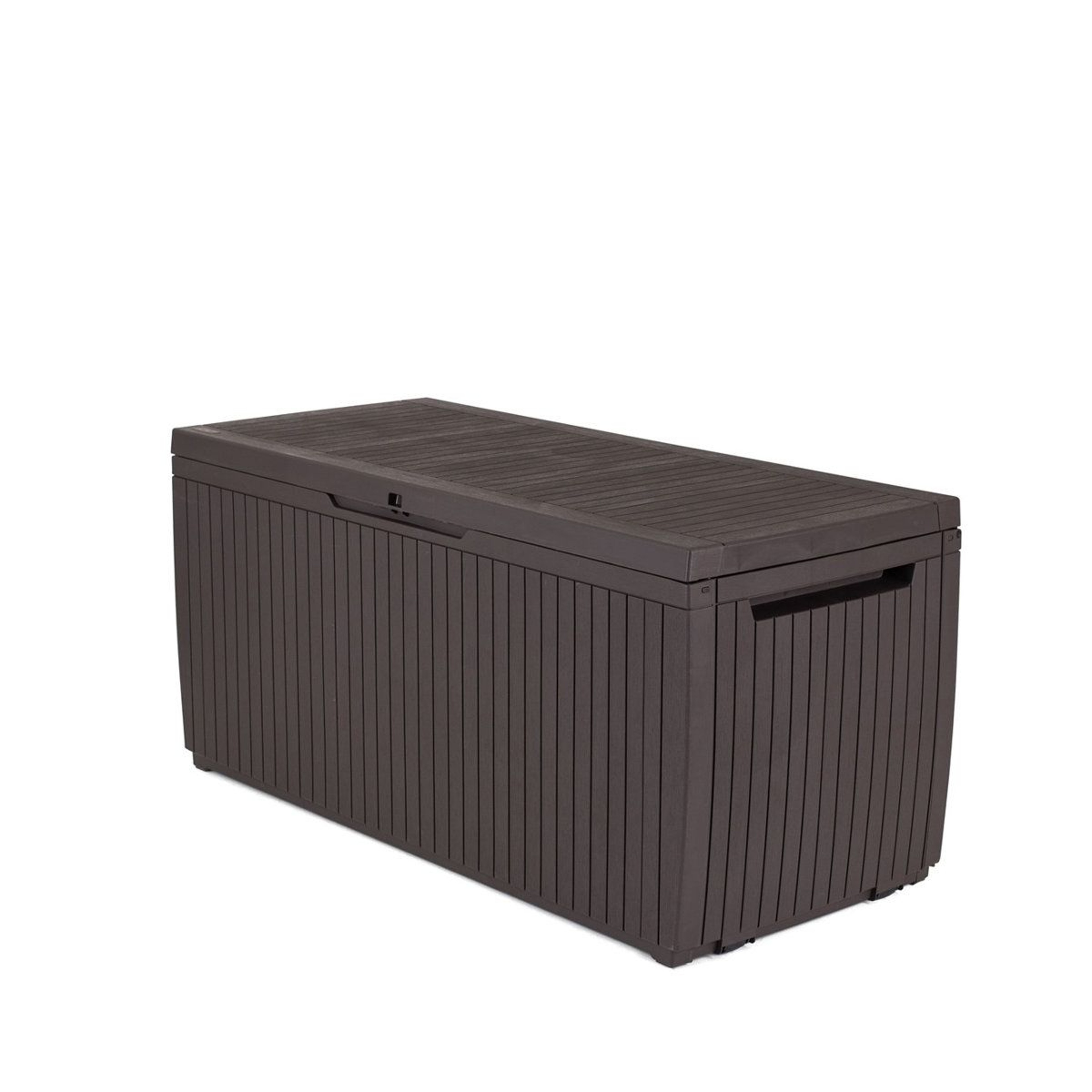 80 Gallon Outdoor Storage Deck Box With Lockable Lid And WeatherResistant Resin 4