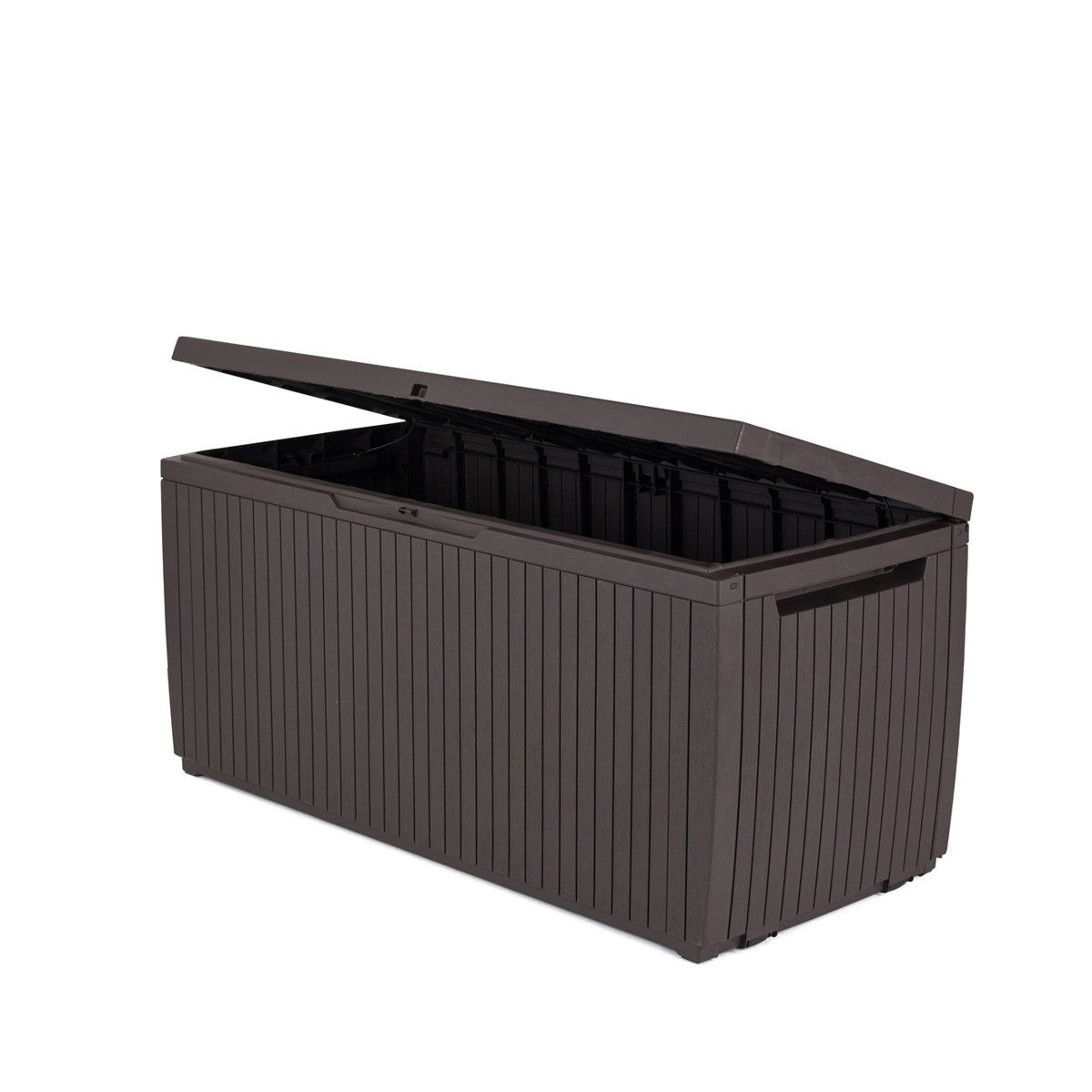 80 Gallon Outdoor Storage Deck Box With Lockable Lid And WeatherResistant Resin 0
