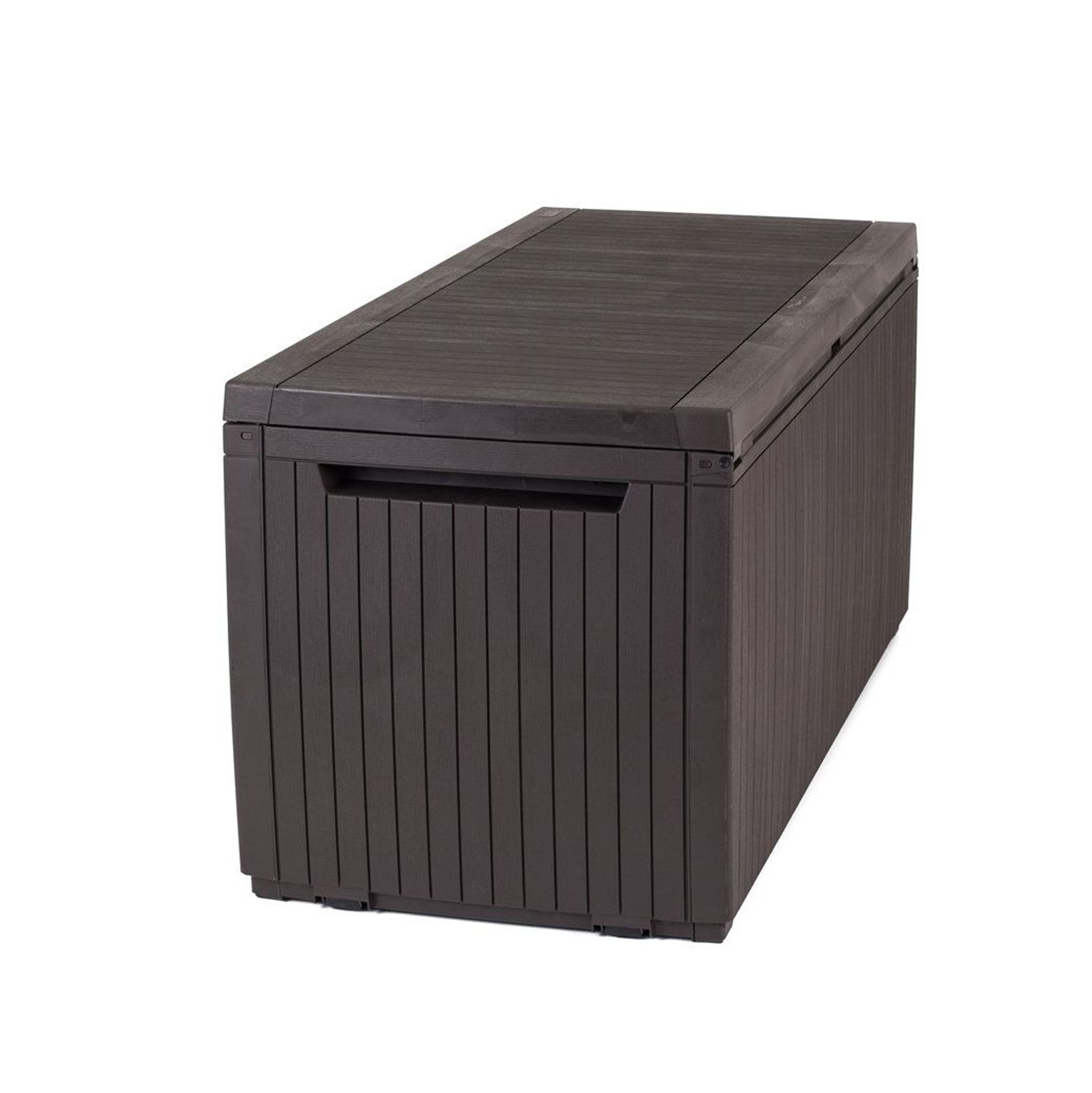 80 Gallon Outdoor Storage Deck Box With Lockable Lid And WeatherResistant Resin 7