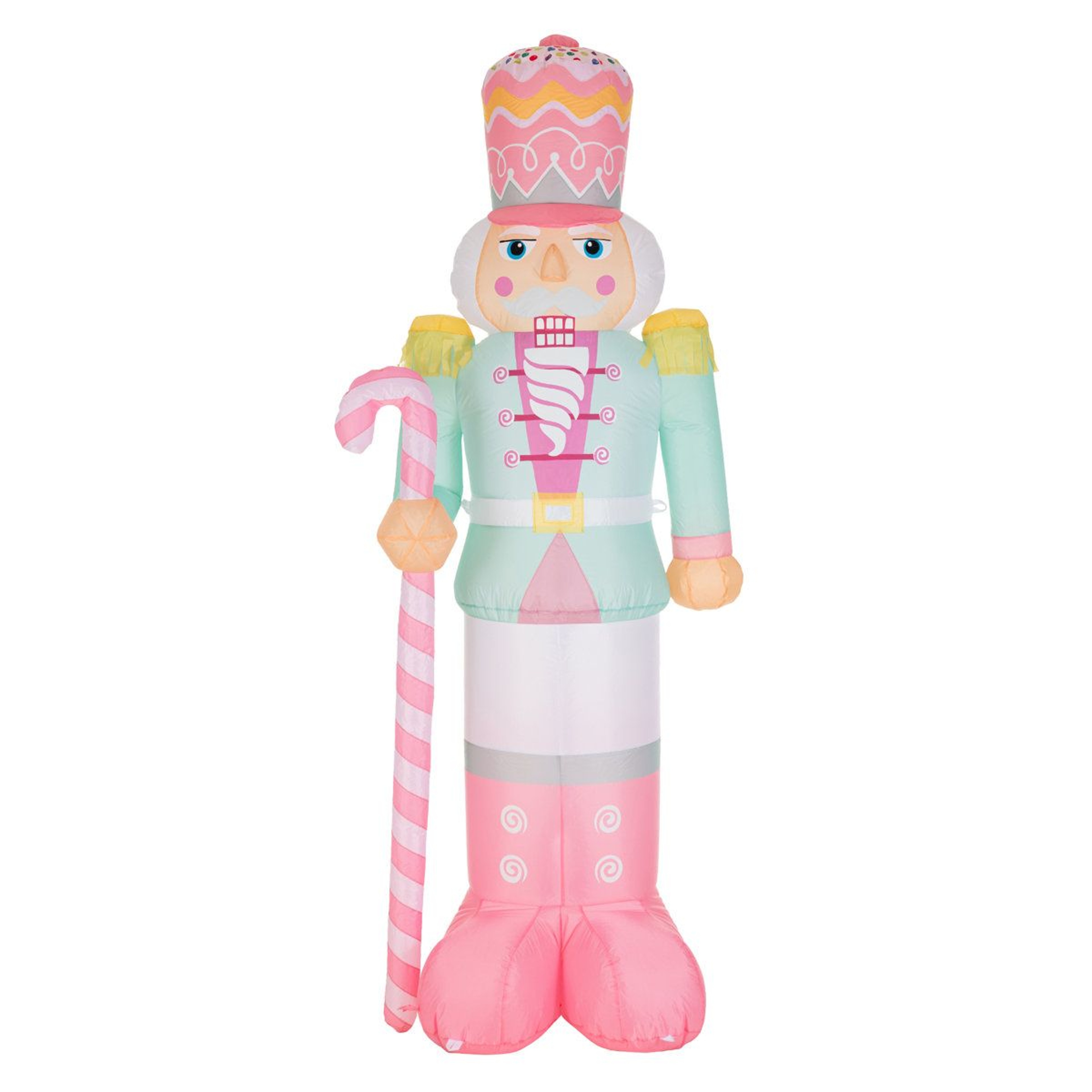 7FT Lighted Inflatable Nutcracker Christmas Decoration With LED Lights 12