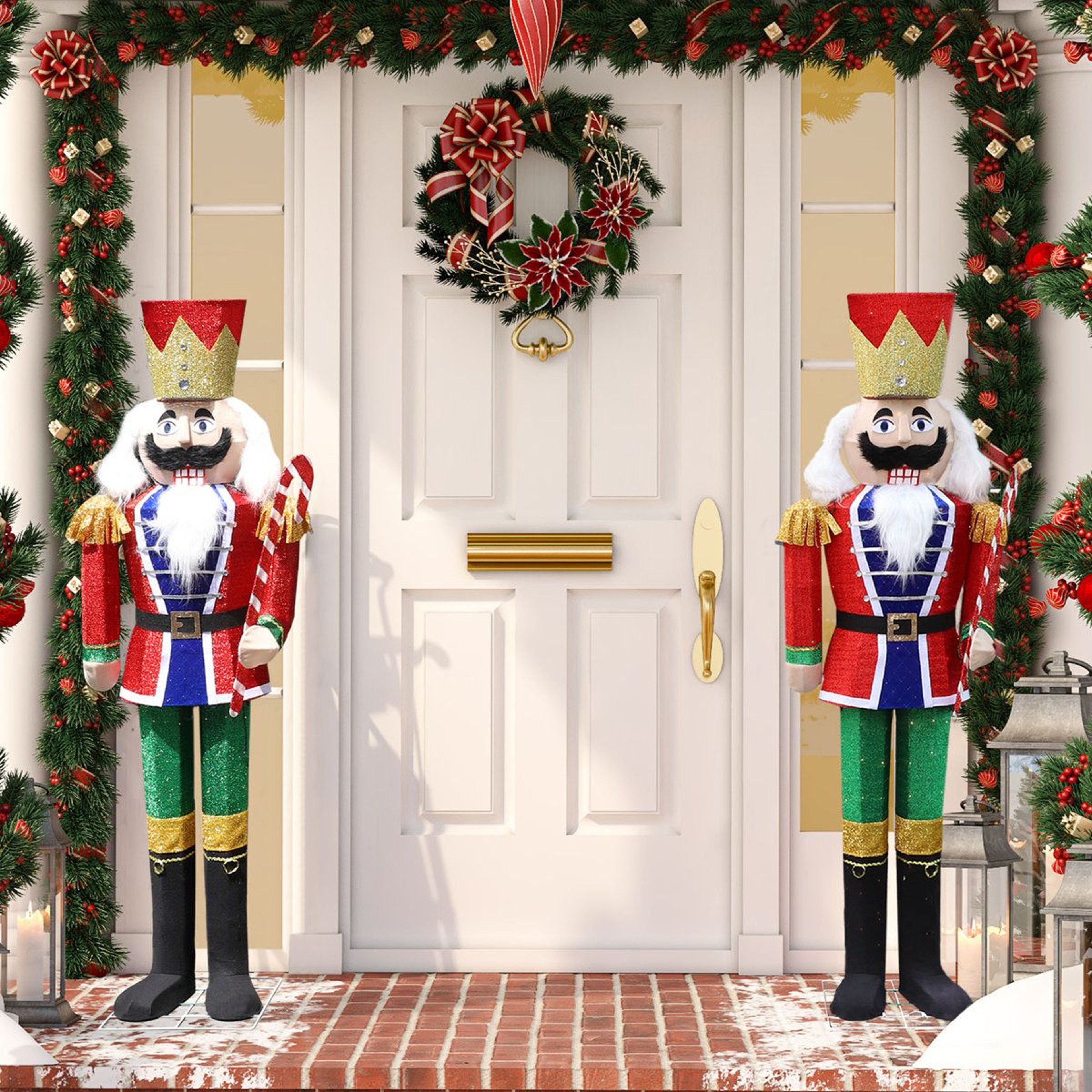 52 Ft Lighted Christmas Nutcracker Soldier With Warm White Lights For Indoor And Outdoor Decor 5