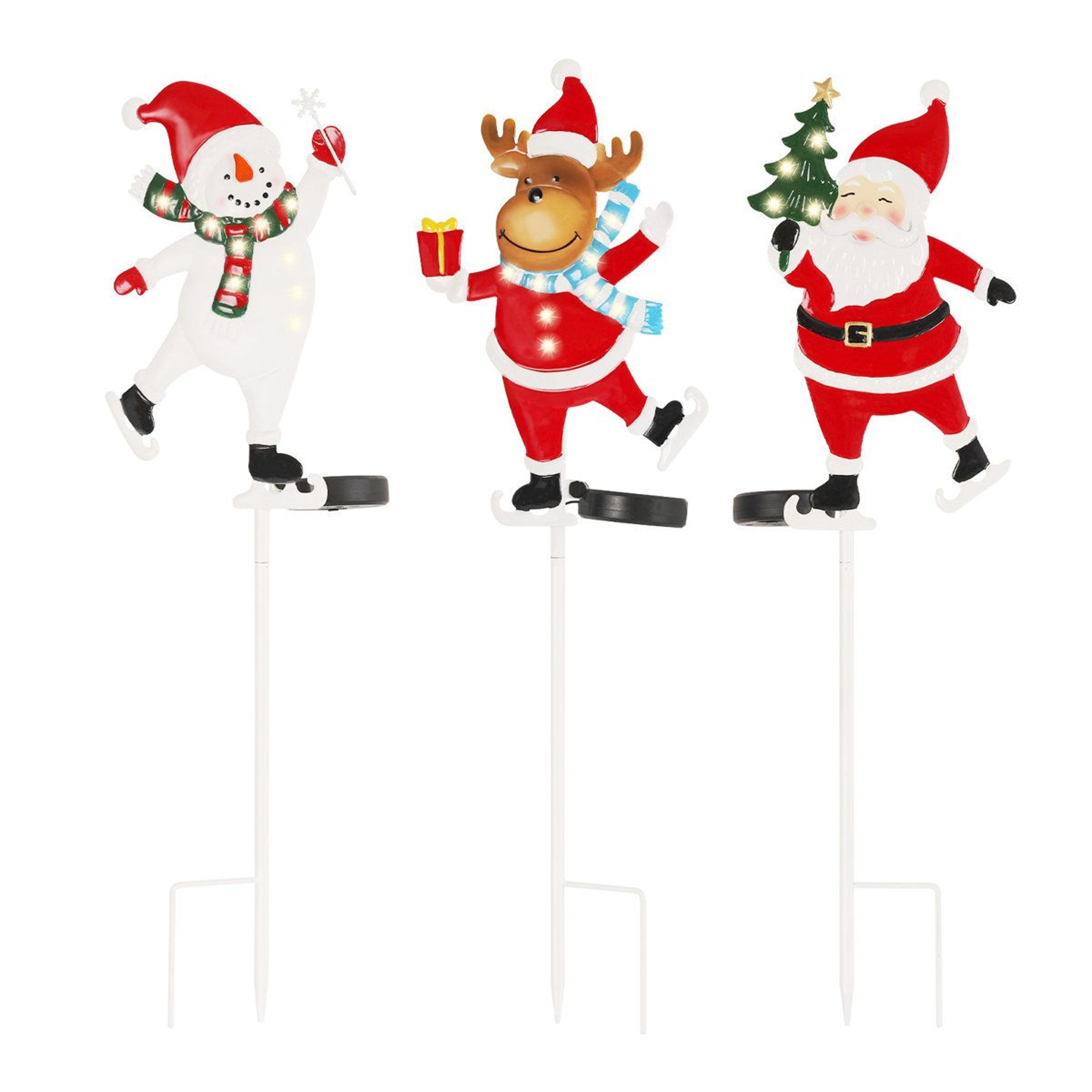Solar LED Christmas Lighted Signs For Indoor And Outdoor Holiday Decorations 0