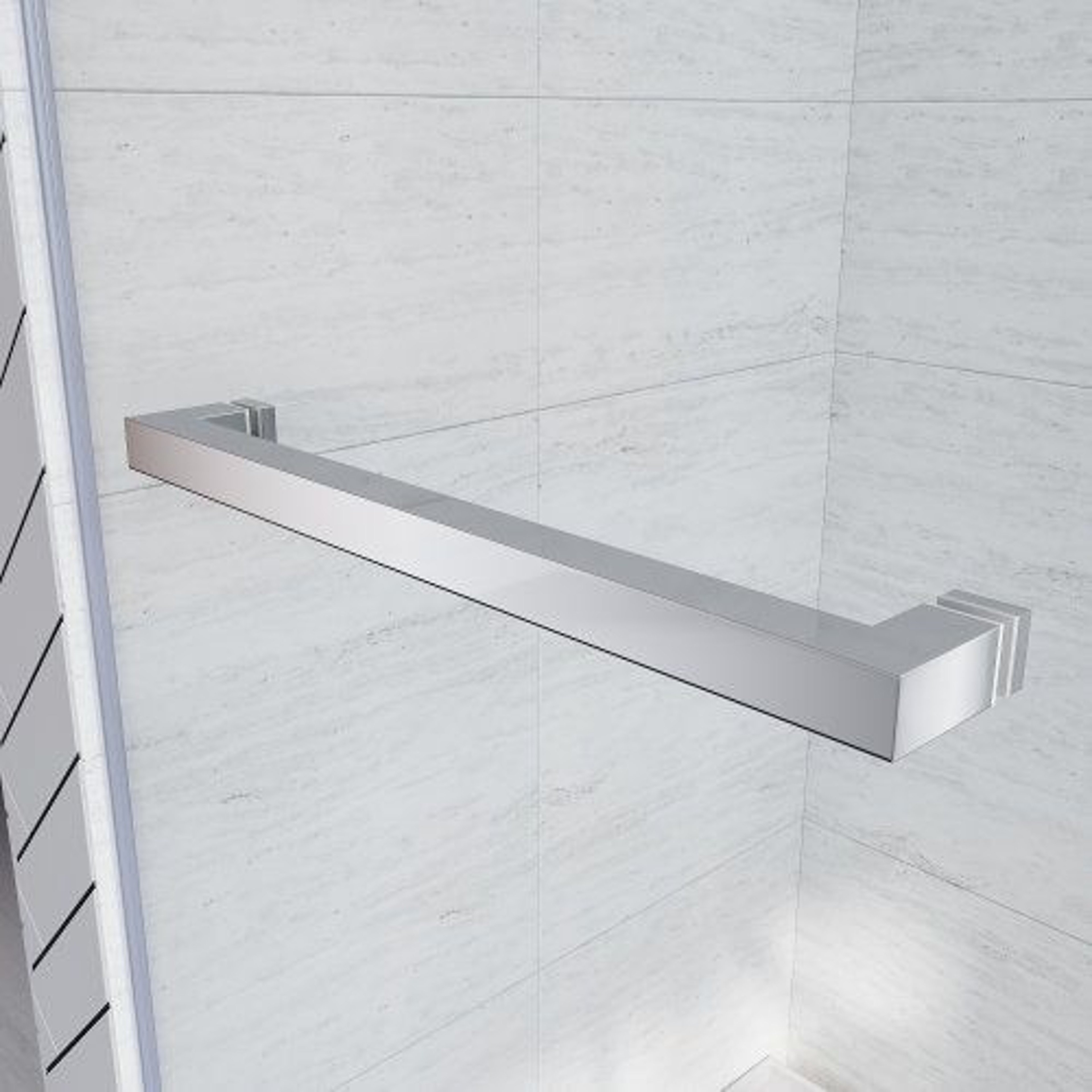 Frameless Sliding Shower Door 5660 Inch Brushed Nickel Clear Tempered Glass 5