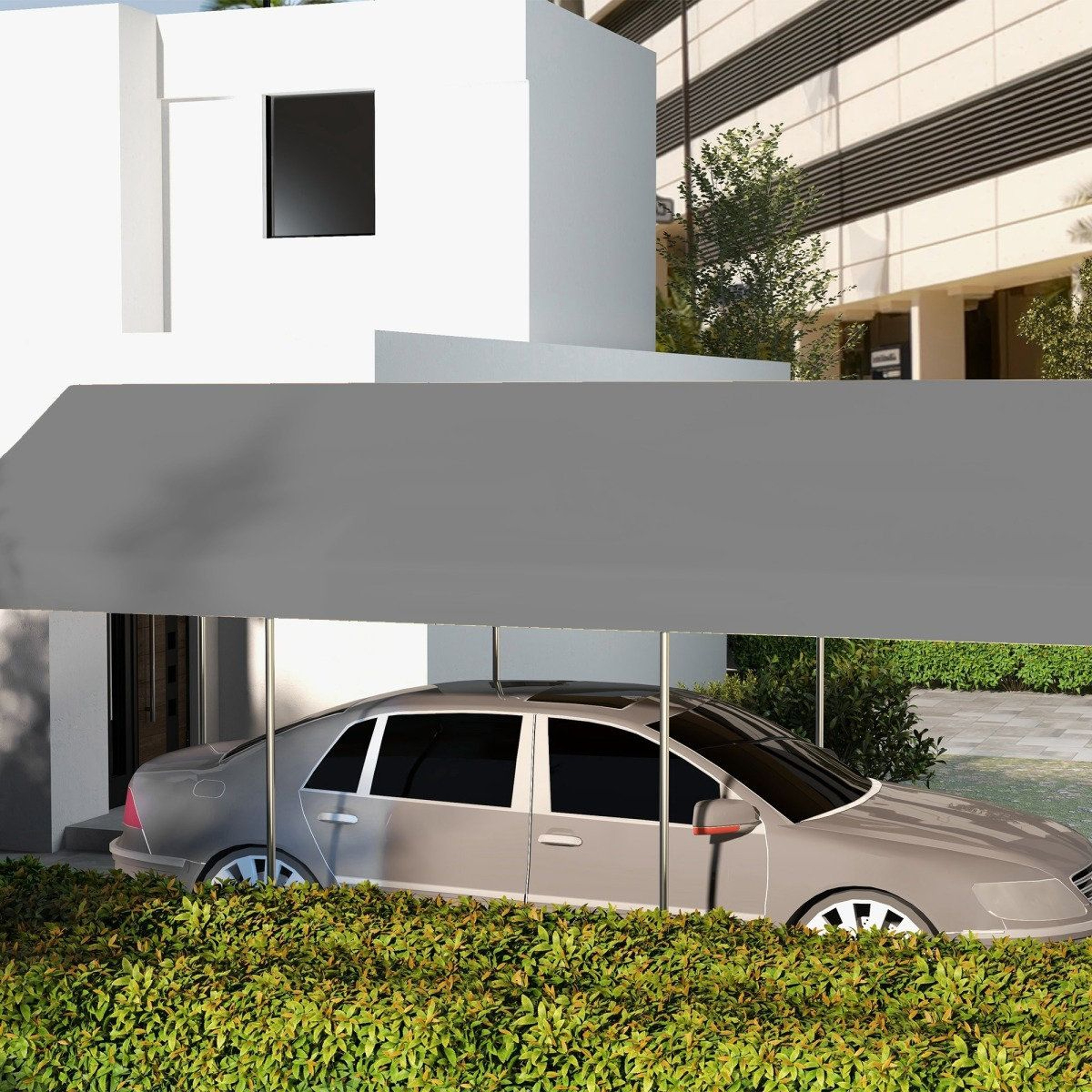 10 X 20 Carport Replacement Canopy Cover With Waterproof UV Protection 0