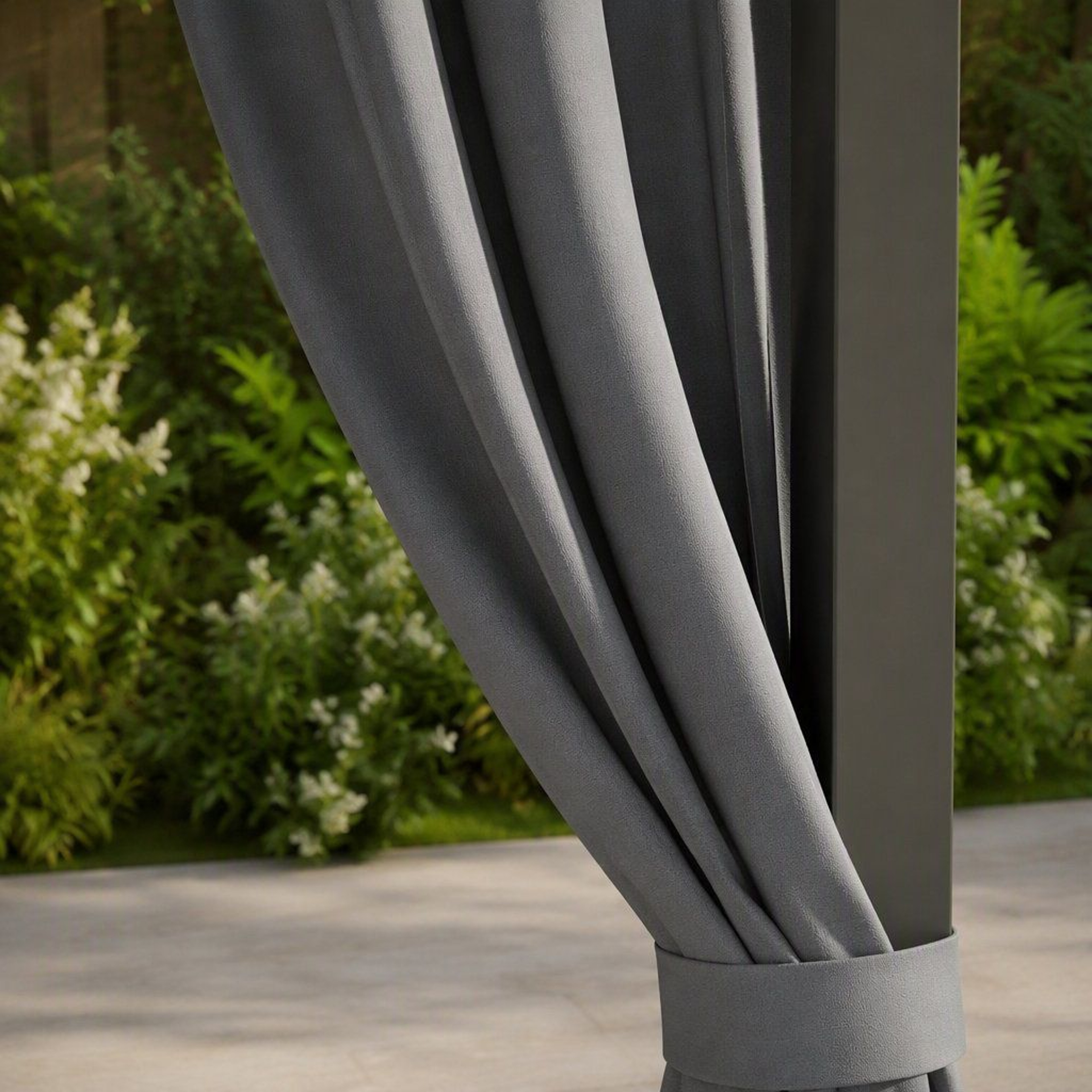 10 X 12 Universal Gazebo Sidewall Set With Polyester Panels And Hanging Hardware 6