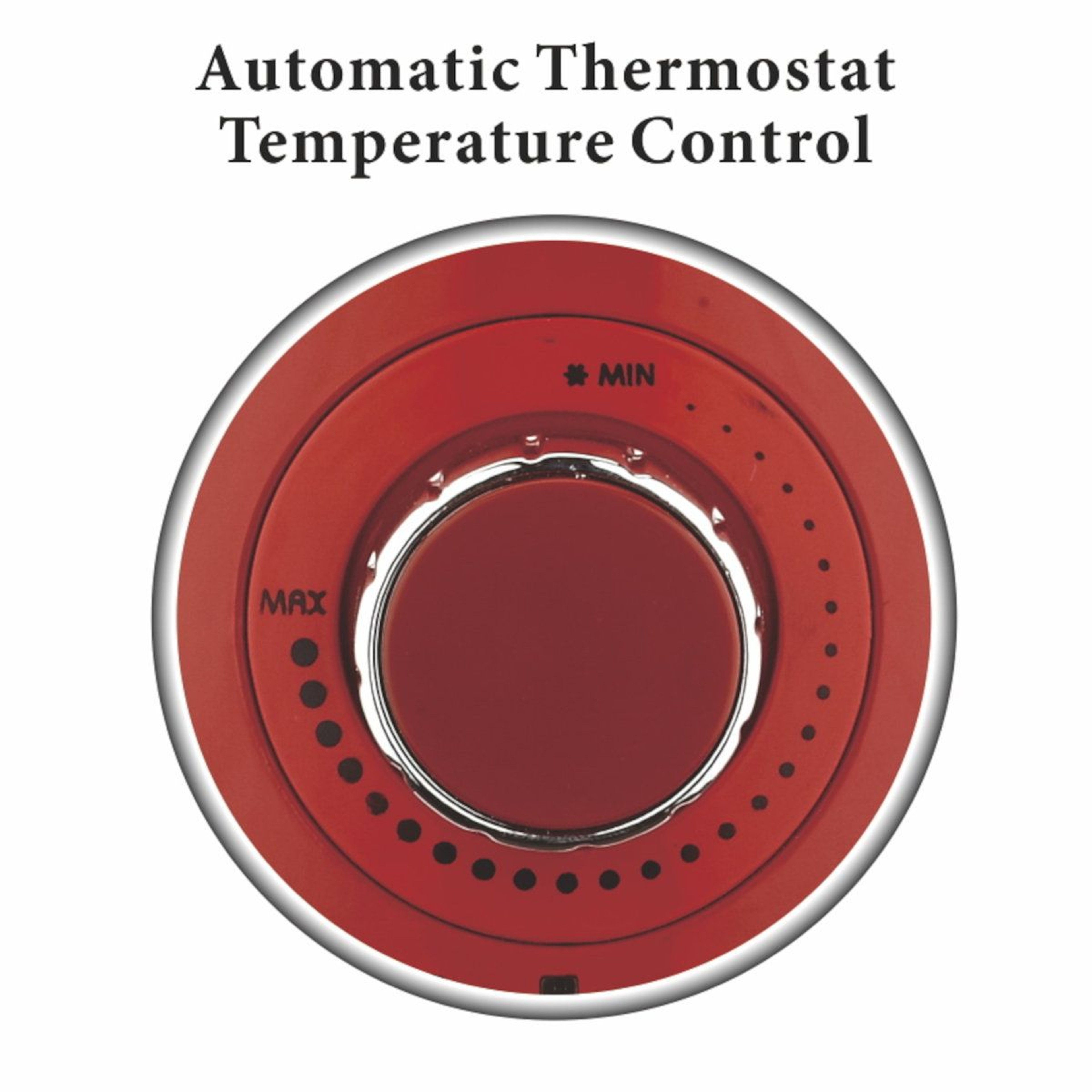 Portable 360Degree Ceramic Space Heater With Adjustable Thermostat And TipOver Protection 1