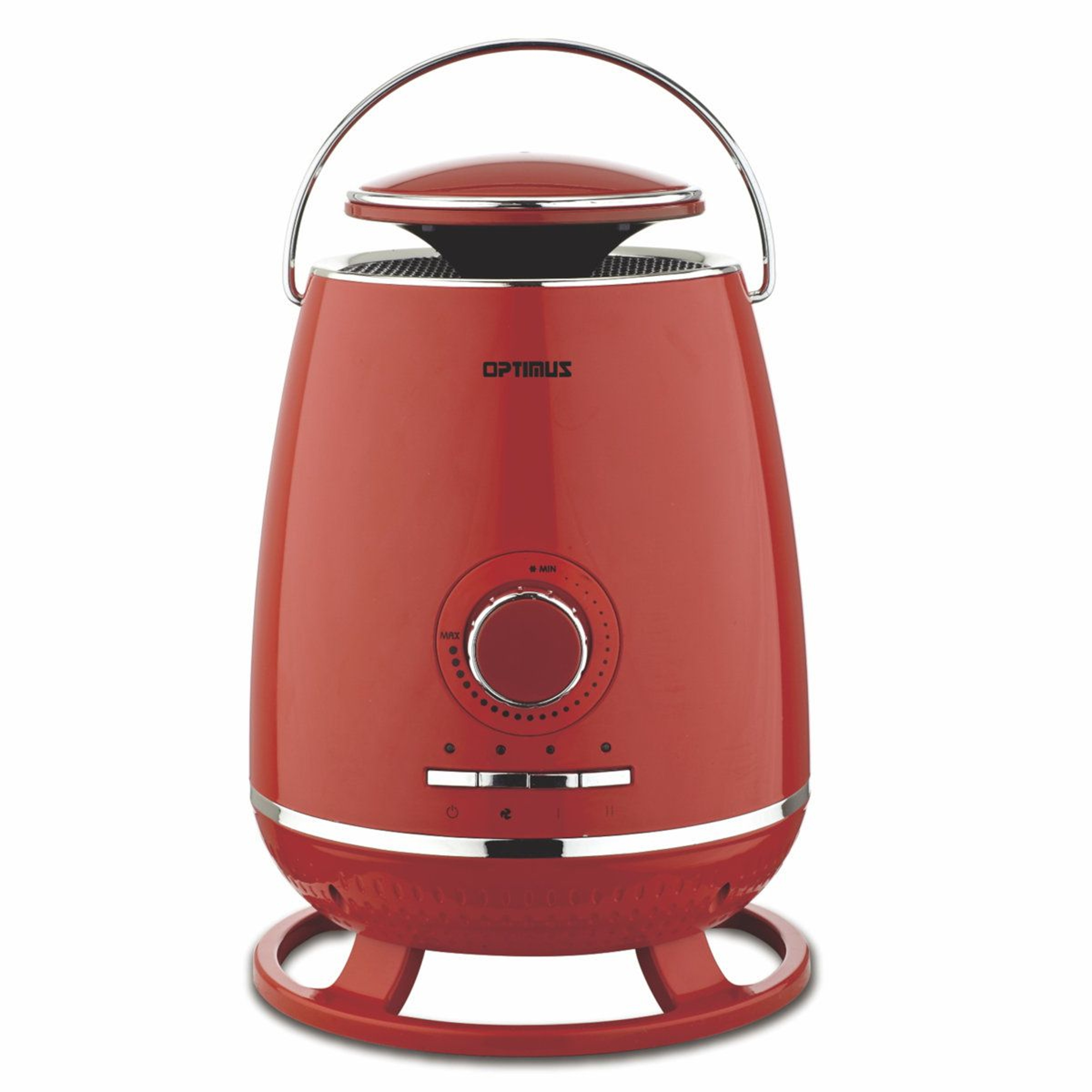 Portable 360Degree Ceramic Space Heater With Adjustable Thermostat And TipOver Protection 0