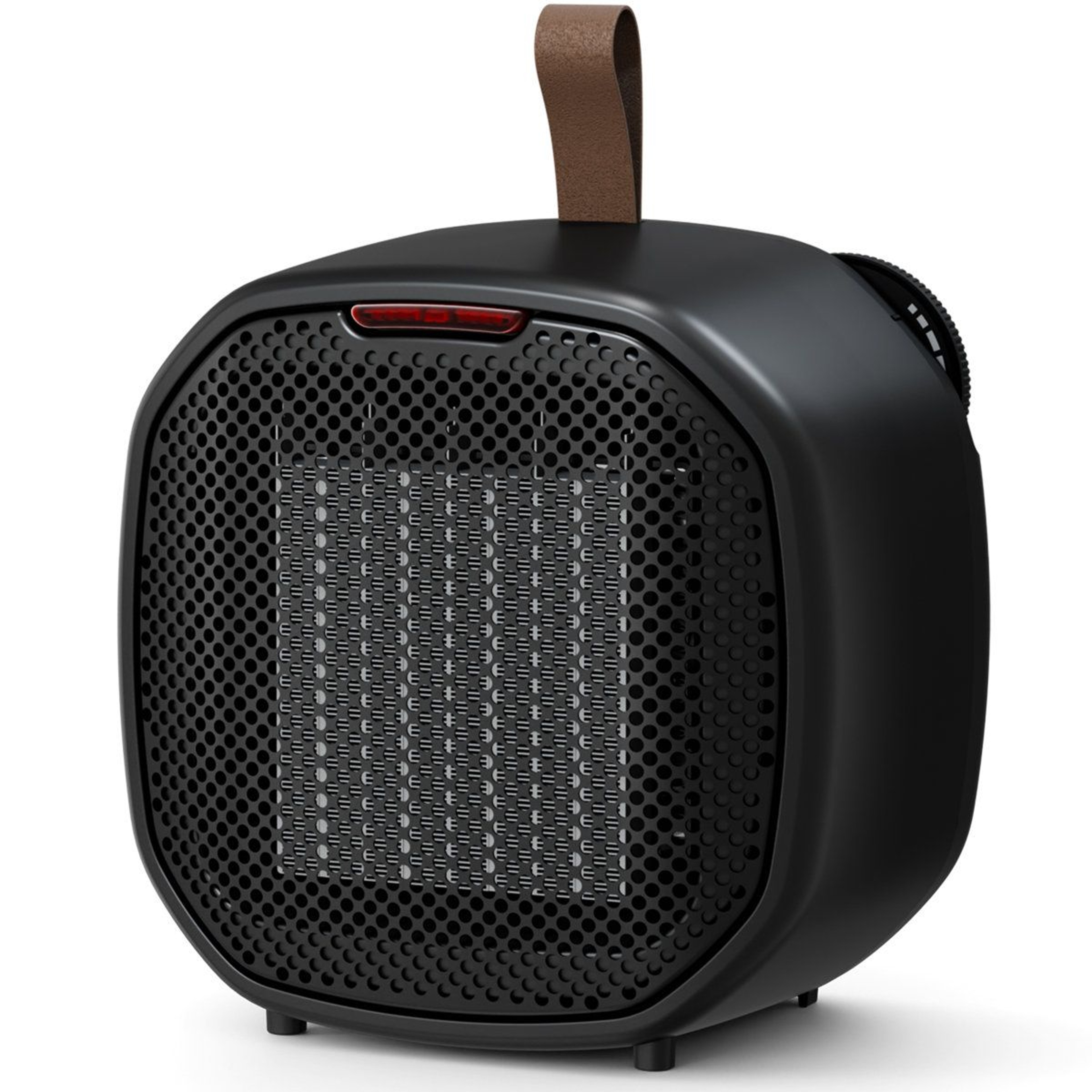 1200W Portable Ceramic Space Heater With Adjustable Thermostat And TipOver Protection 0