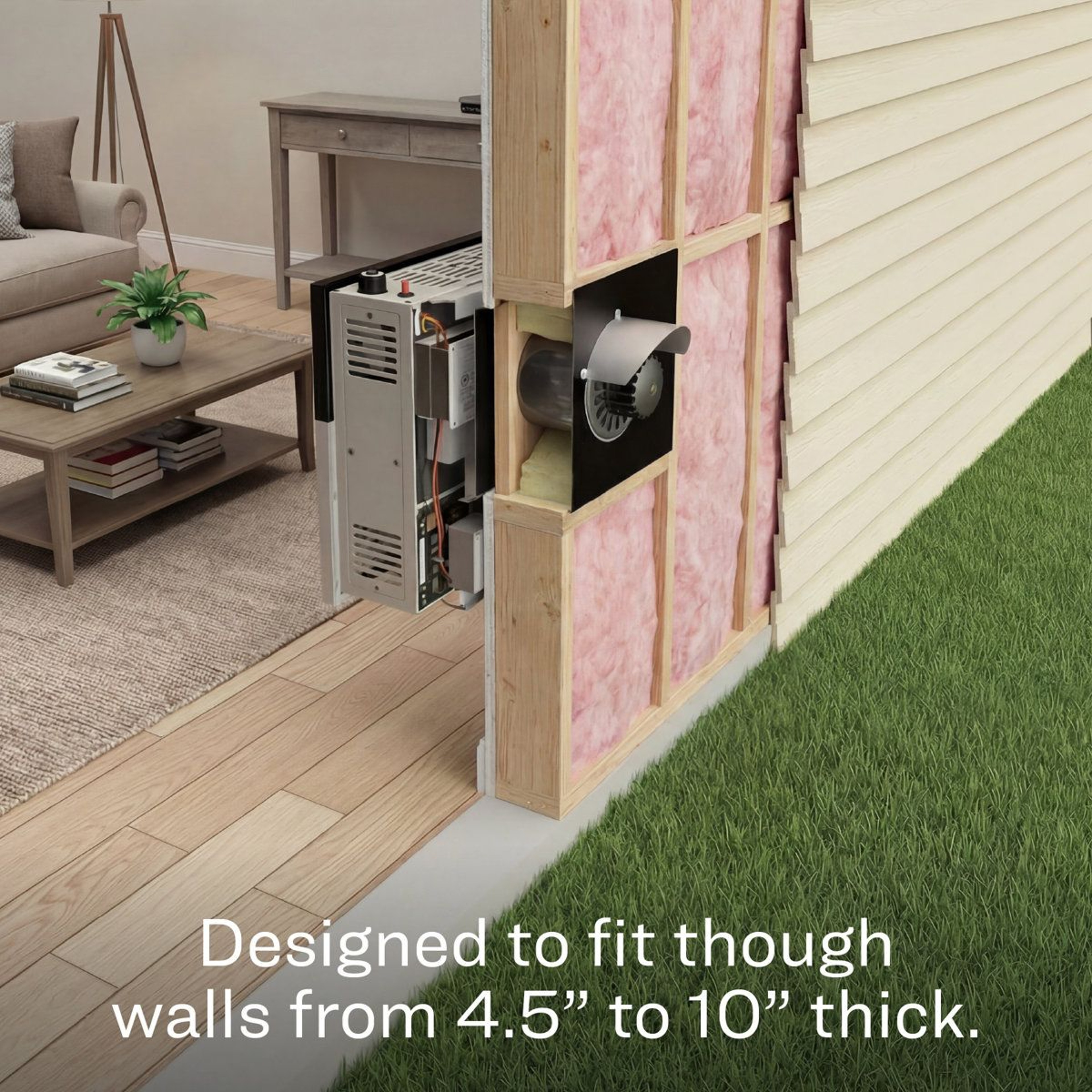 17000 BTU DirectVent Propane Wall Heater With Thermostat 7