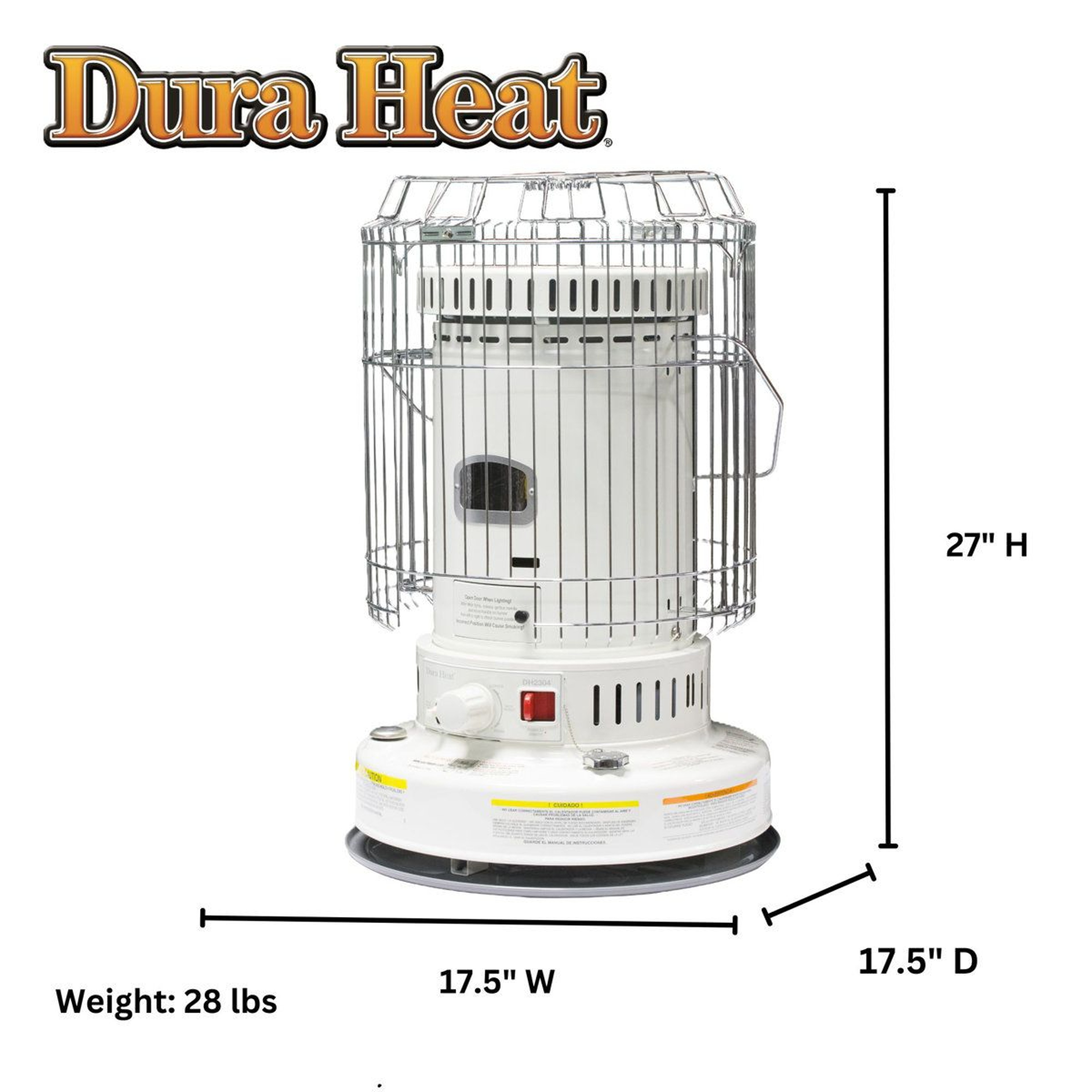Portable Kerosene Heater 23800 BTU With 360Degree Convection Heating And TipOver ShutOff 4
