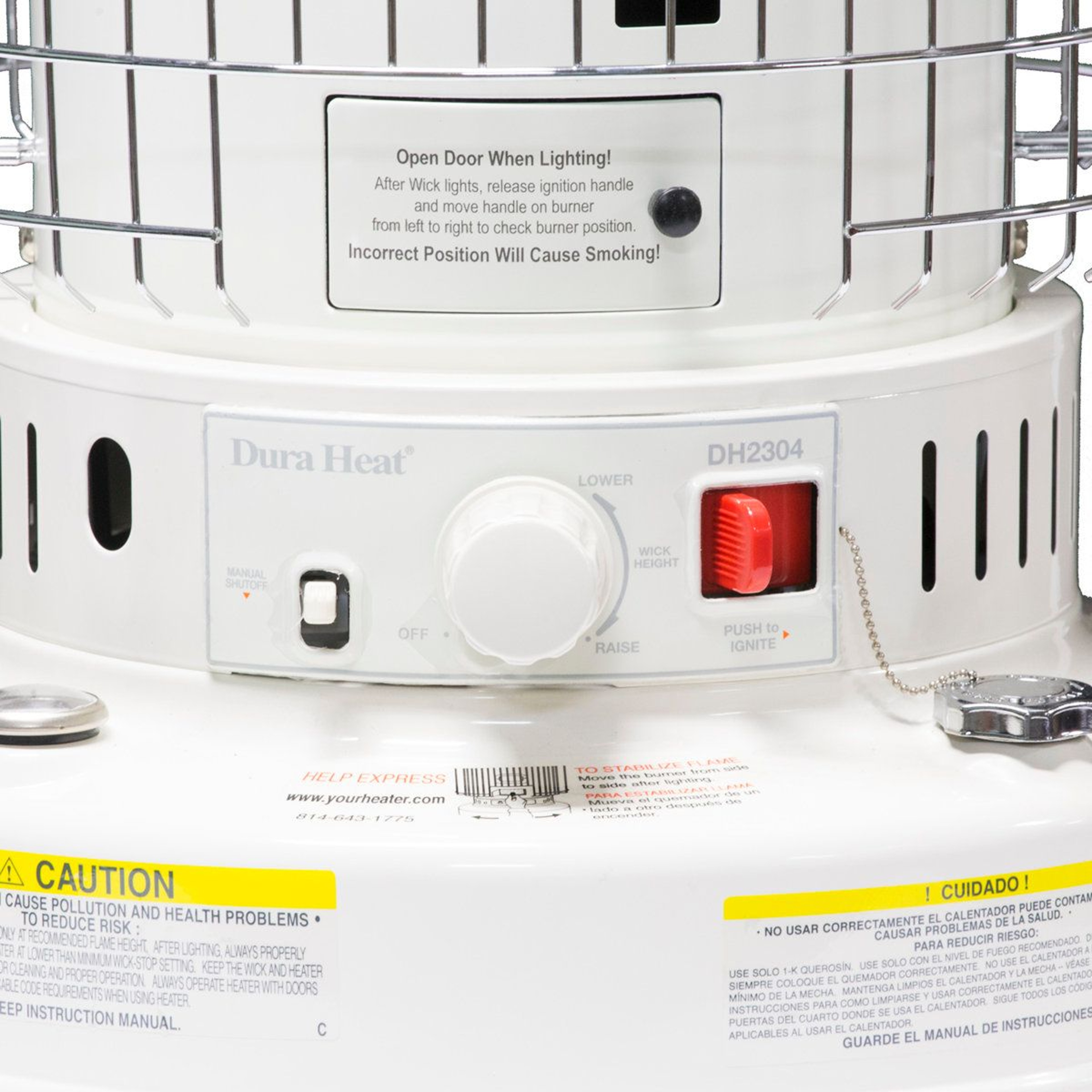 Portable Kerosene Heater 23800 BTU With 360Degree Convection Heating And TipOver ShutOff 2