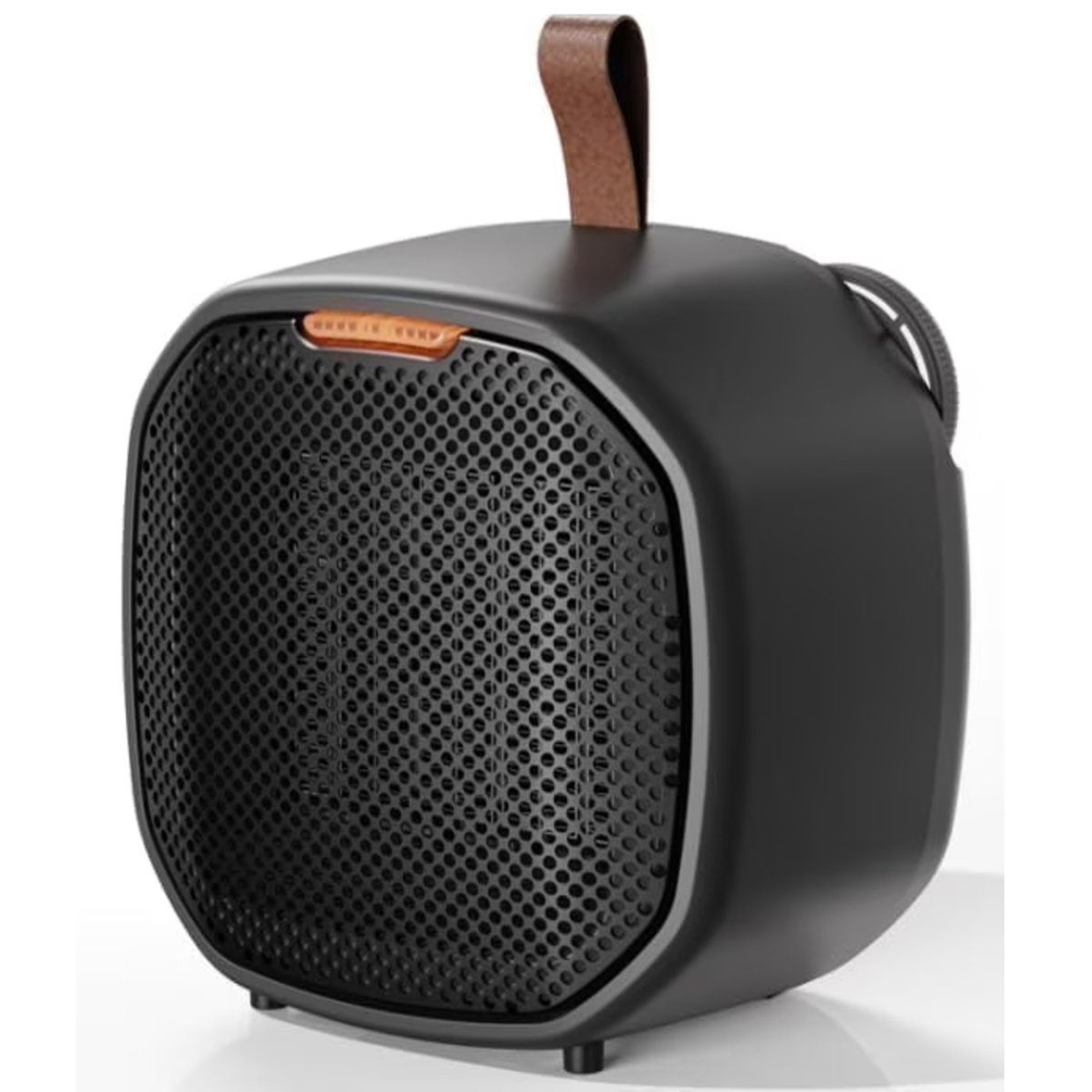 Compact 1200W Electric Ceramic Space Heater With Adjustable Thermostat And Safety Shutoff 0