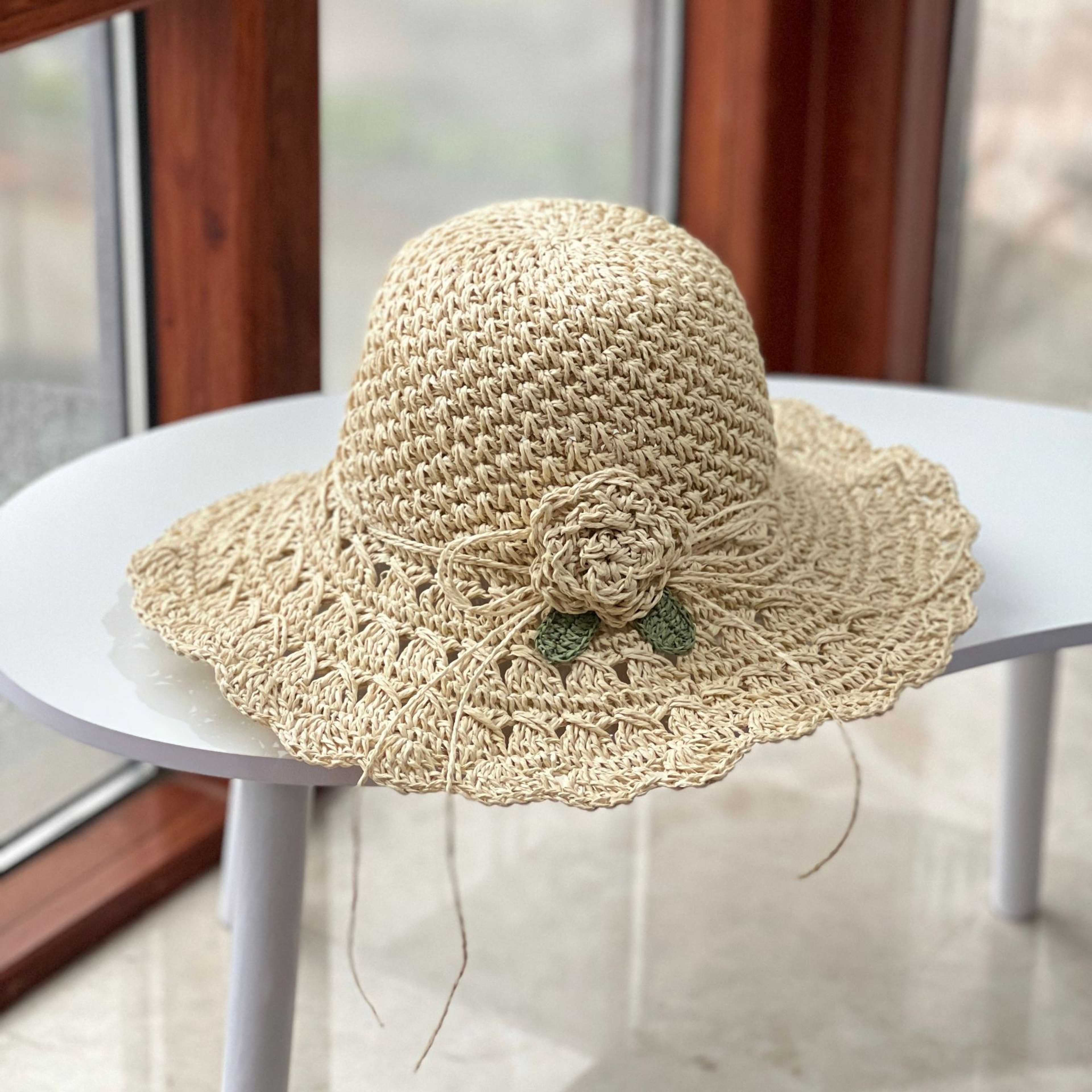 Handwoven Summer Straw Hat for Women – view 7