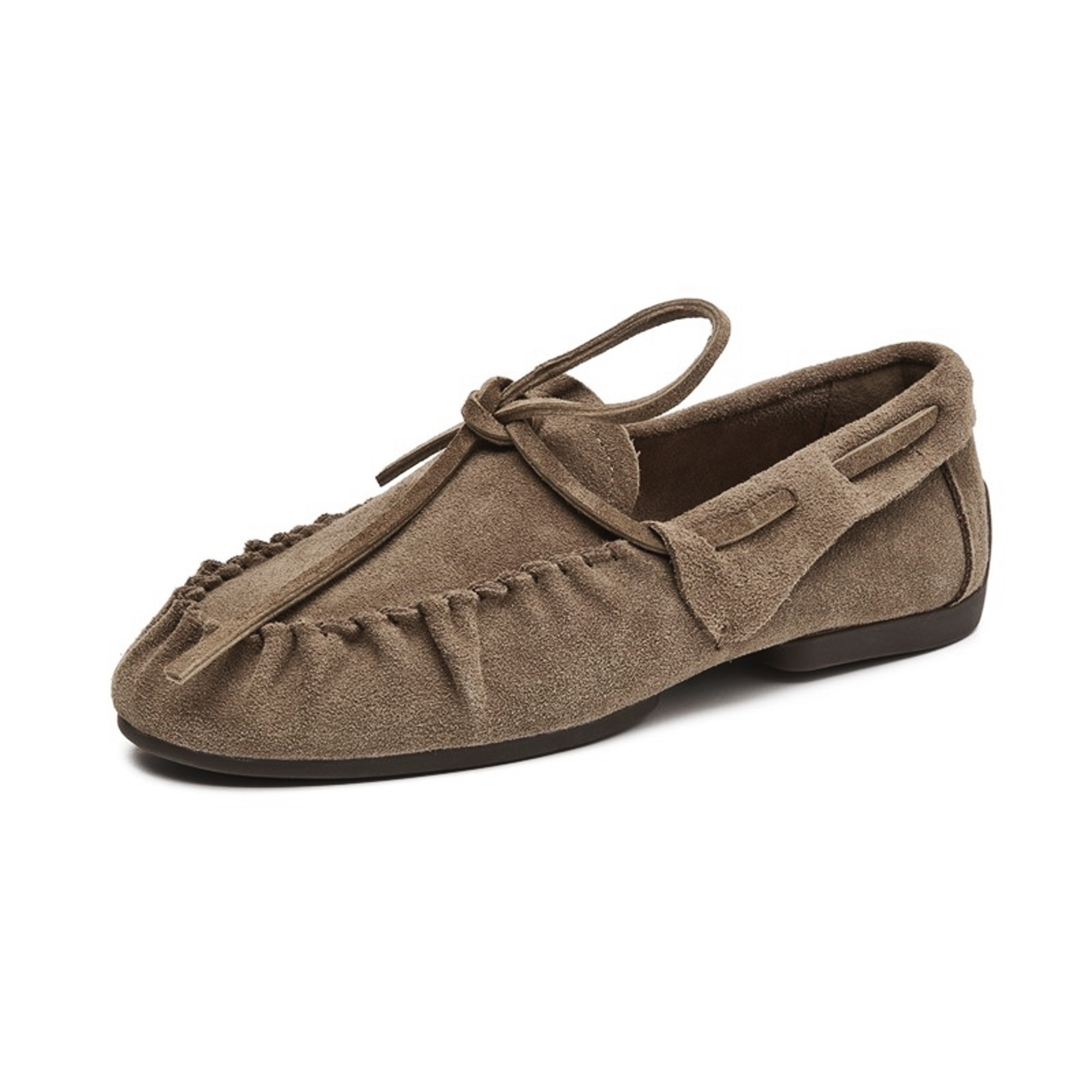 AIYUQI Genuine Leather British Style Women Loafers 3