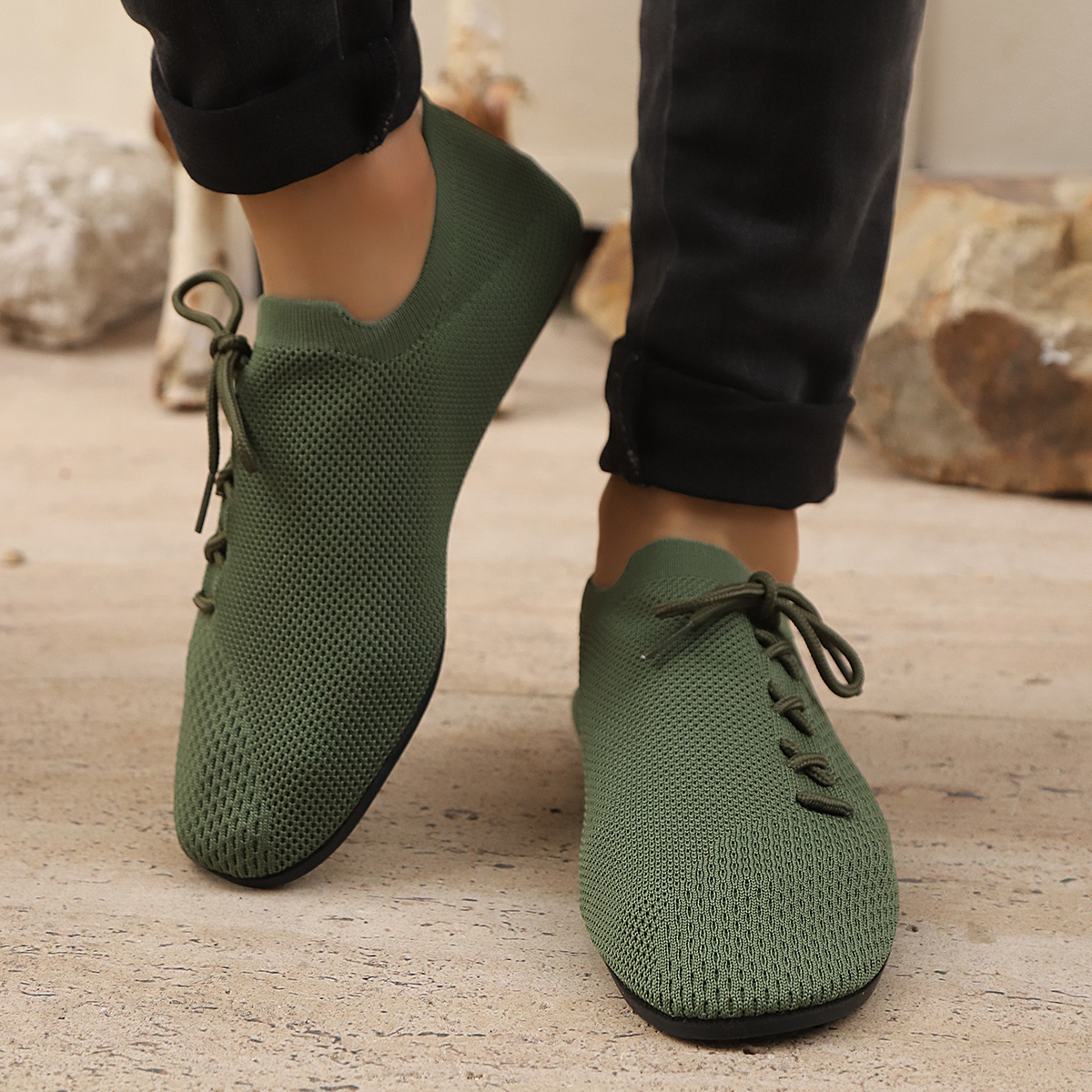 Mens Breathable Mesh Driving Loafers 0