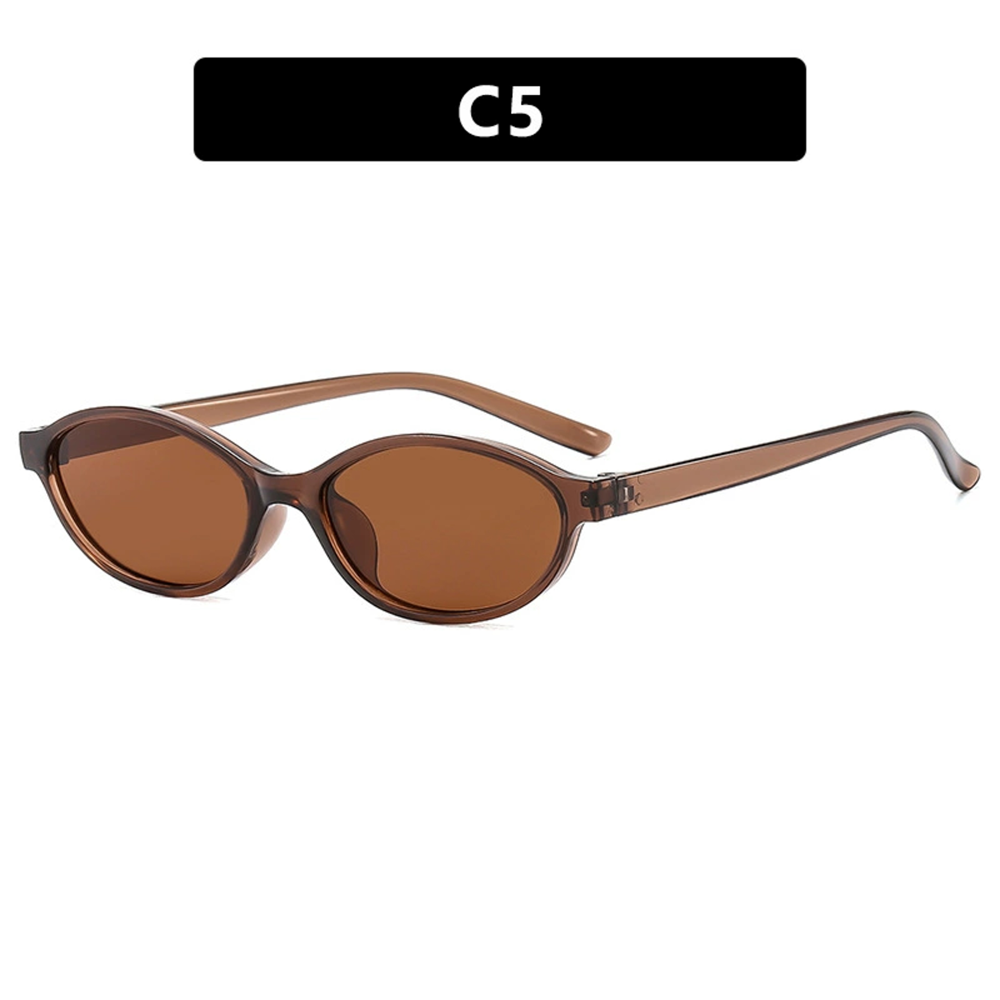 Retro Oval Sunglasses for Women and Men Trendy Small Oval Sunglasses and Punk Cat Eye Sunglasses – view 10