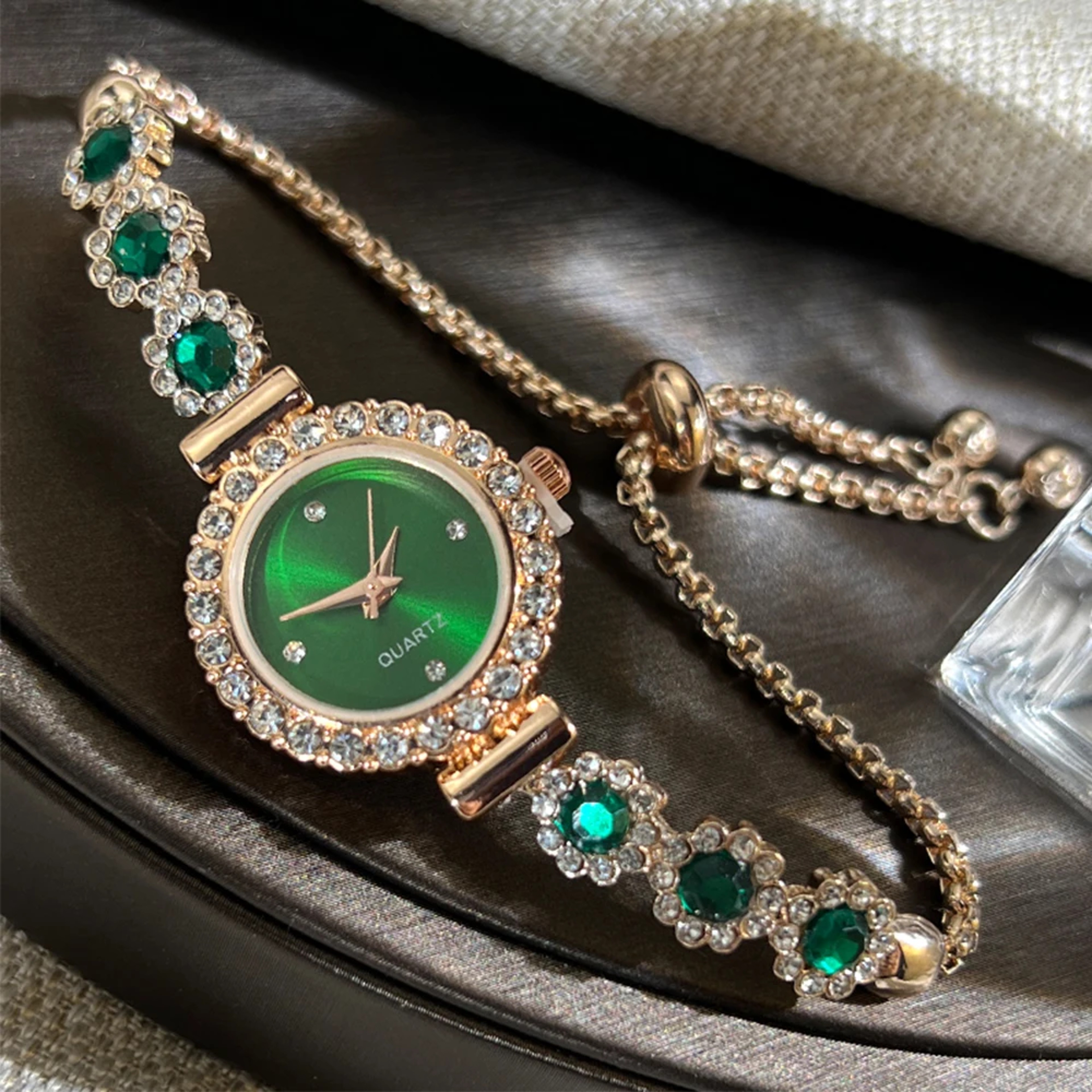 Sparkle Blossom Diamond Wristwatch – view 2
