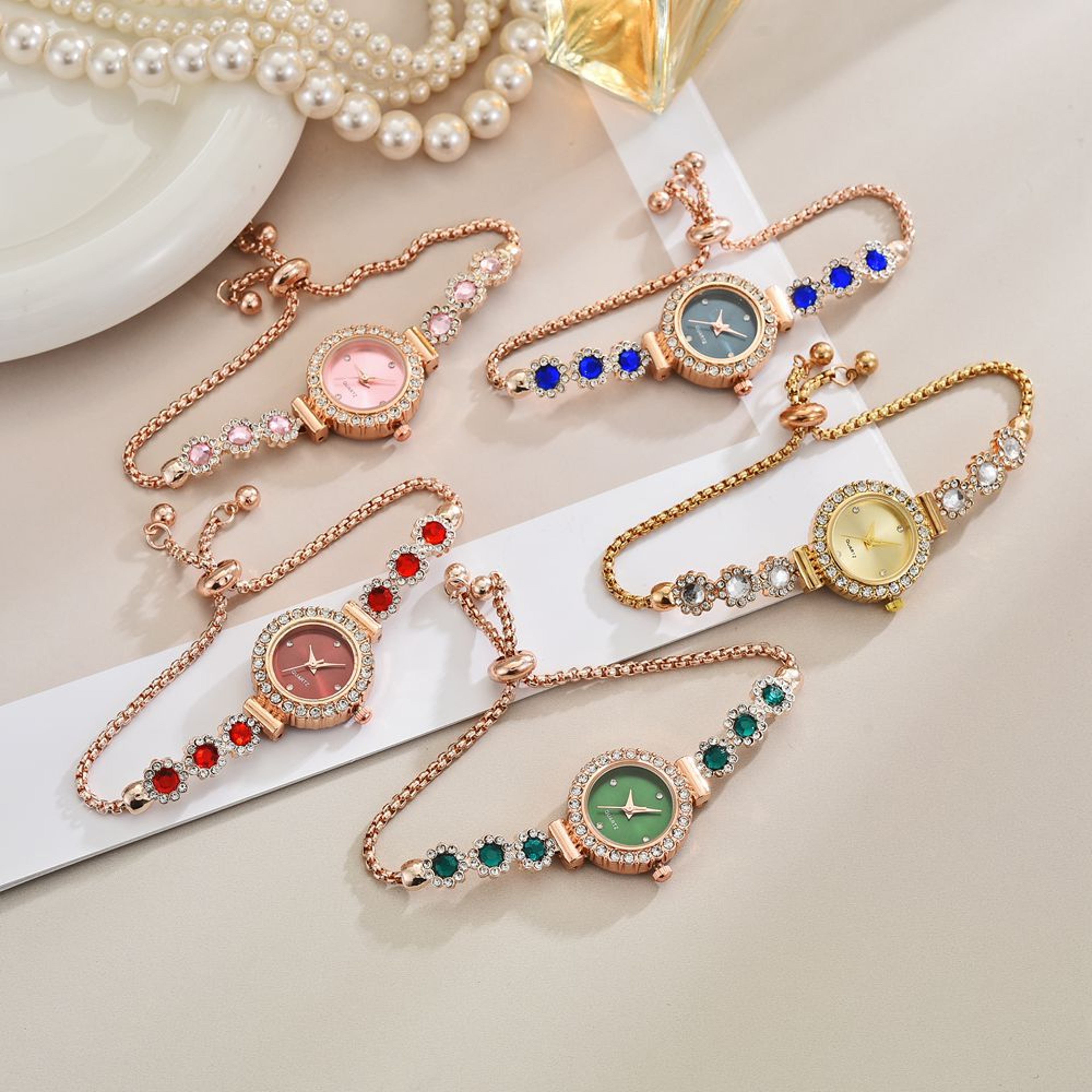 Sparkle Blossom Diamond Wristwatch – view 6