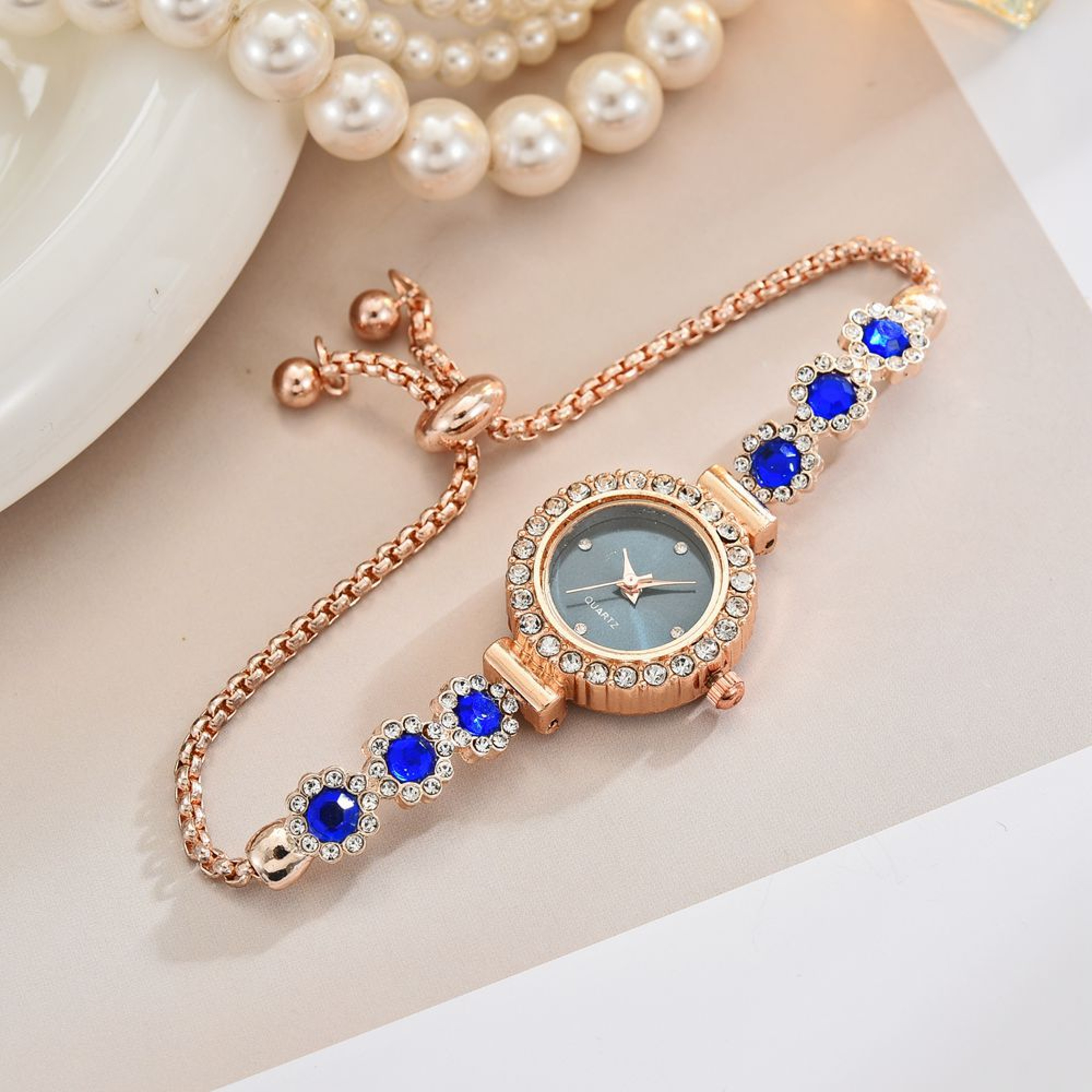 Sparkle Blossom Diamond Wristwatch – view 8