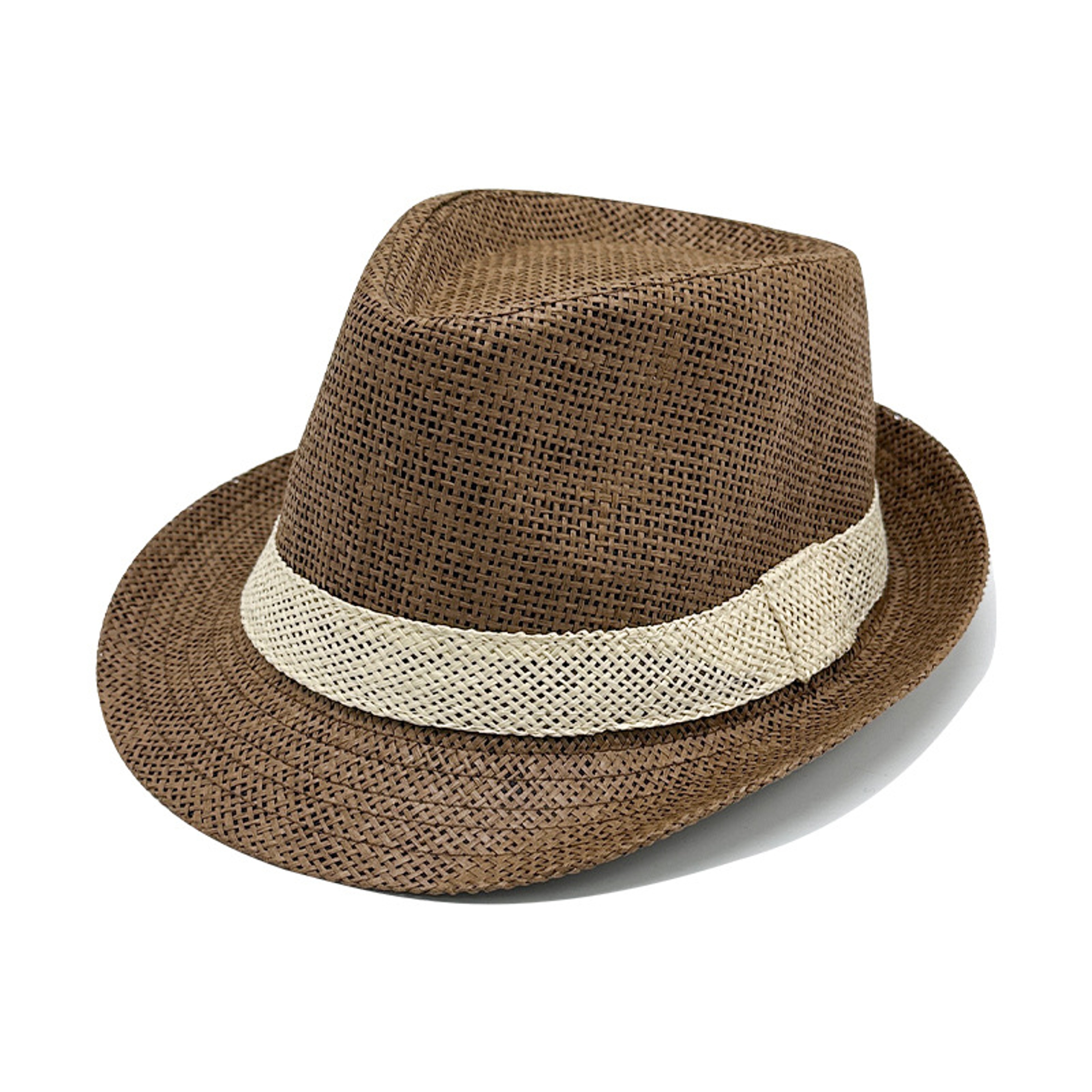 Straw Sun Hat for Men and Women Wide Brim Sun Hat Beach Sun Hat – view 3
