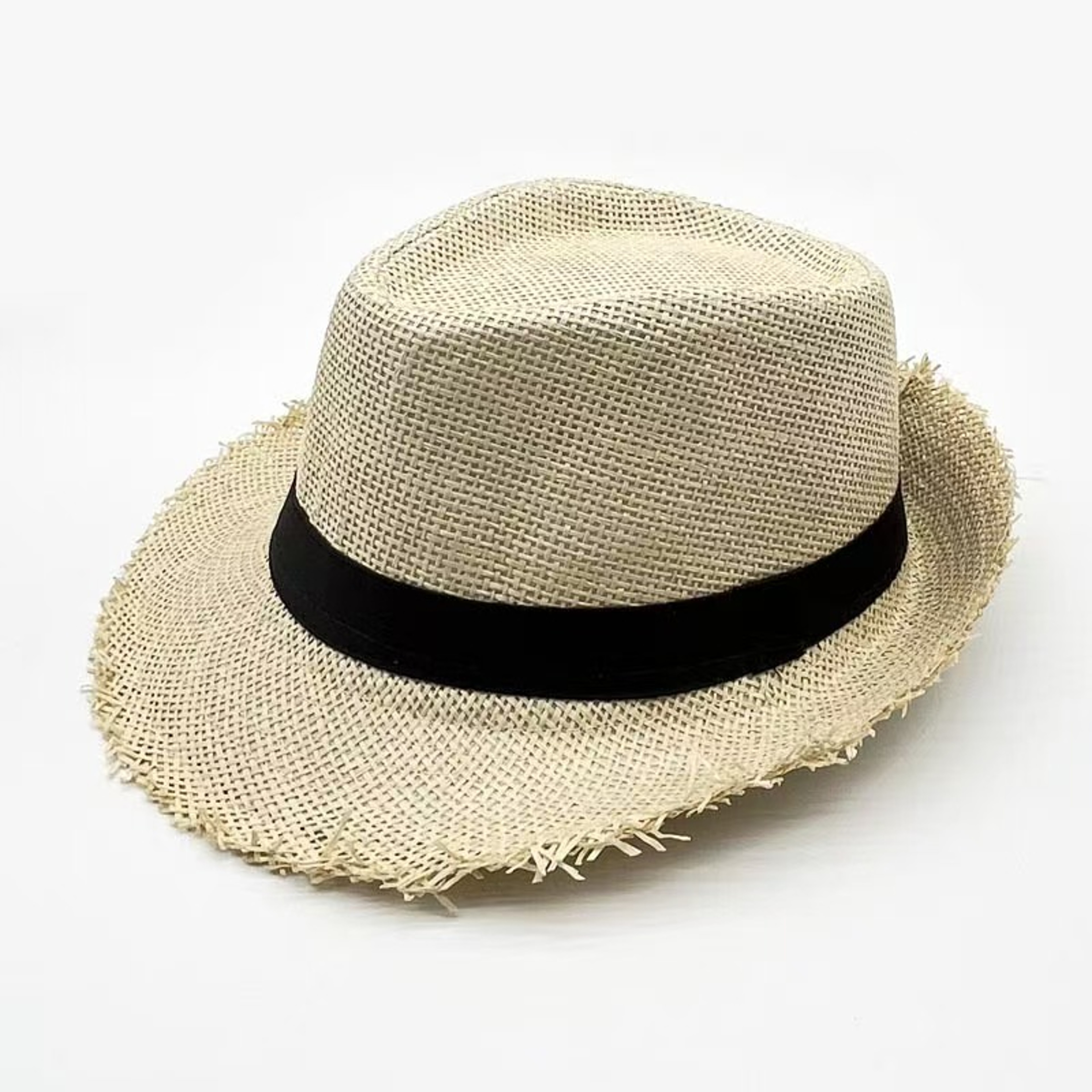Straw Sun Hat for Men and Women Wide Brim Sun Hat Beach Sun Hat – view 12
