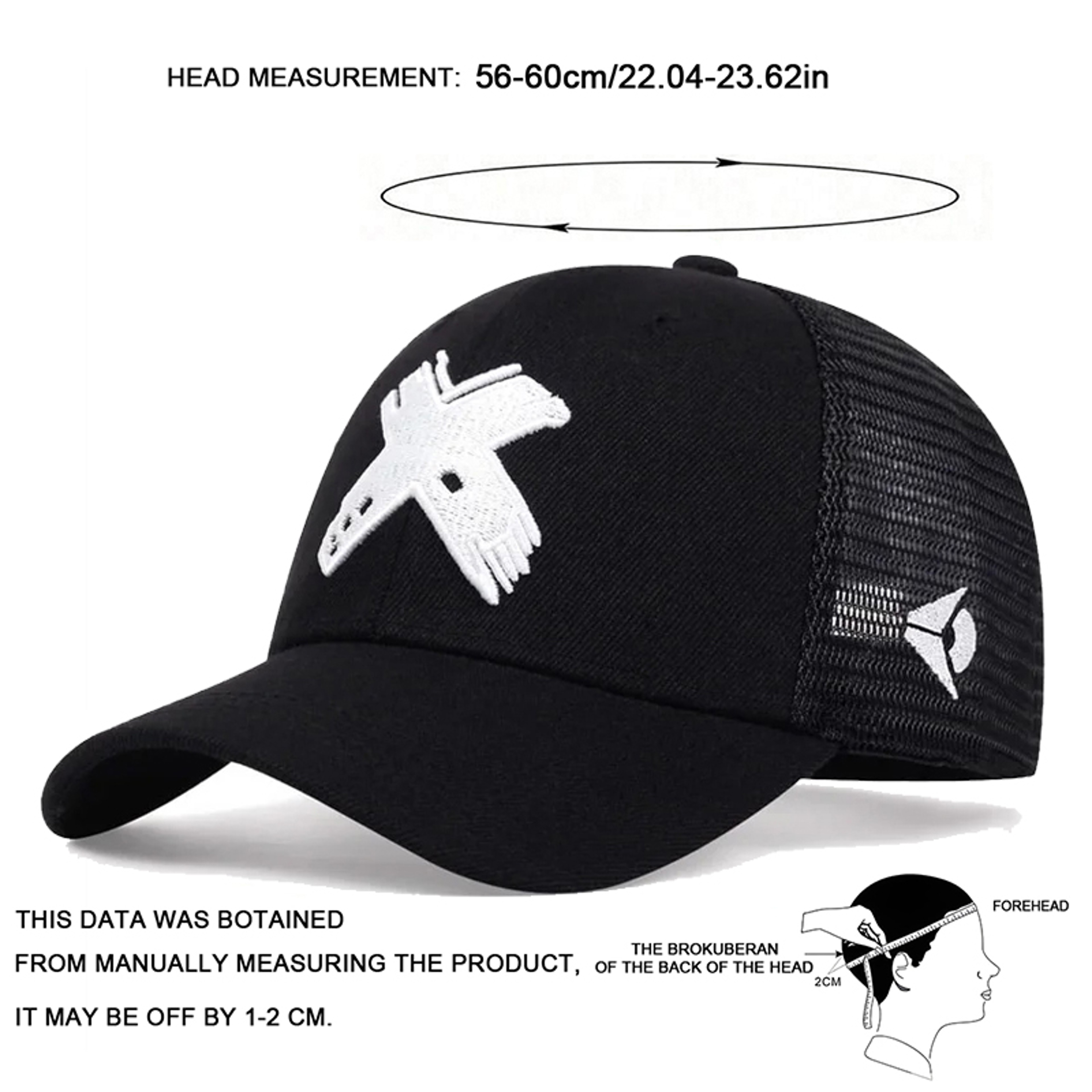 Unisex Mesh Baseball Cap Breathable Sport Snapback Trucker Hat – view 6
