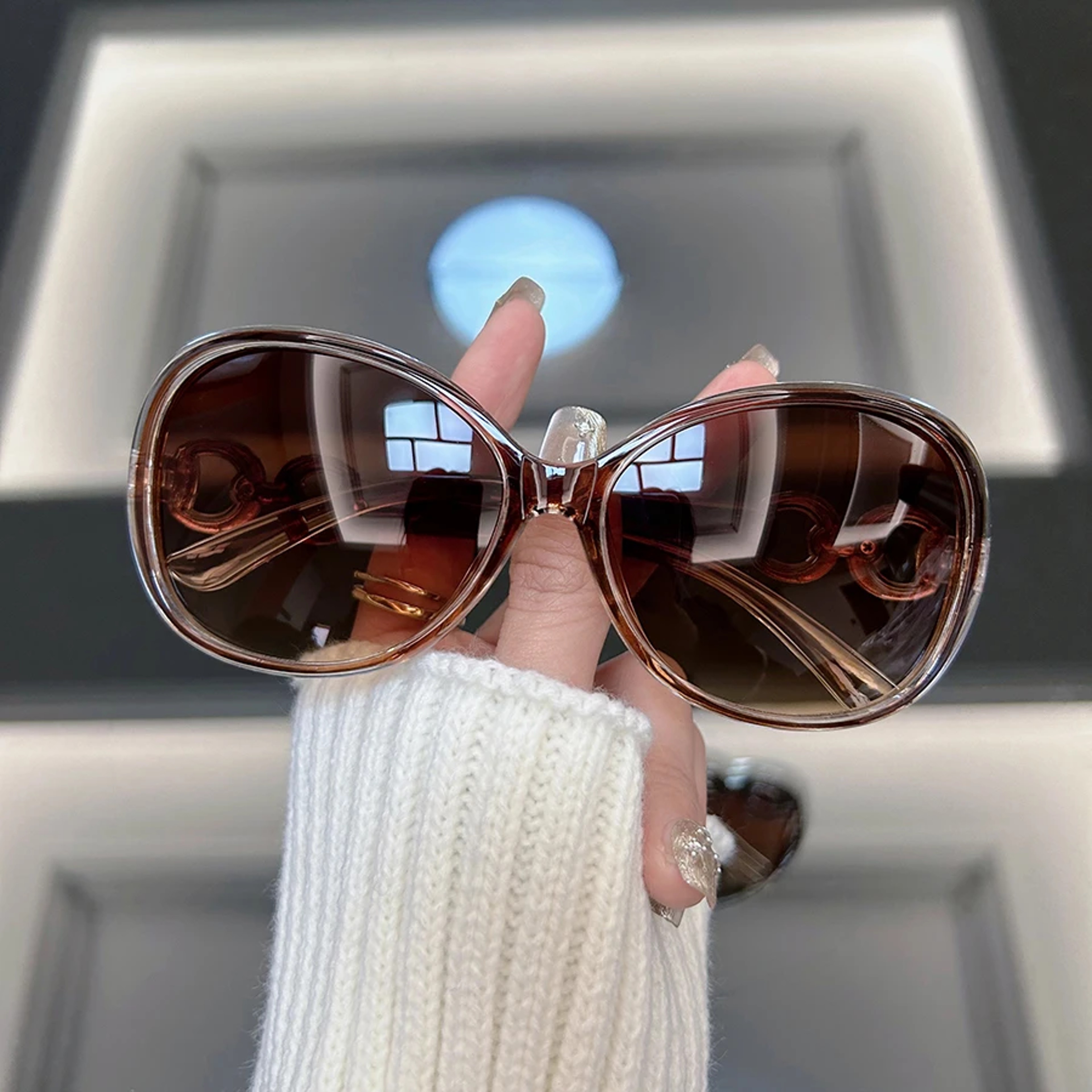 Classic Square Vintage Sunglasses for Women and Men Retro Designer Frames – view 8