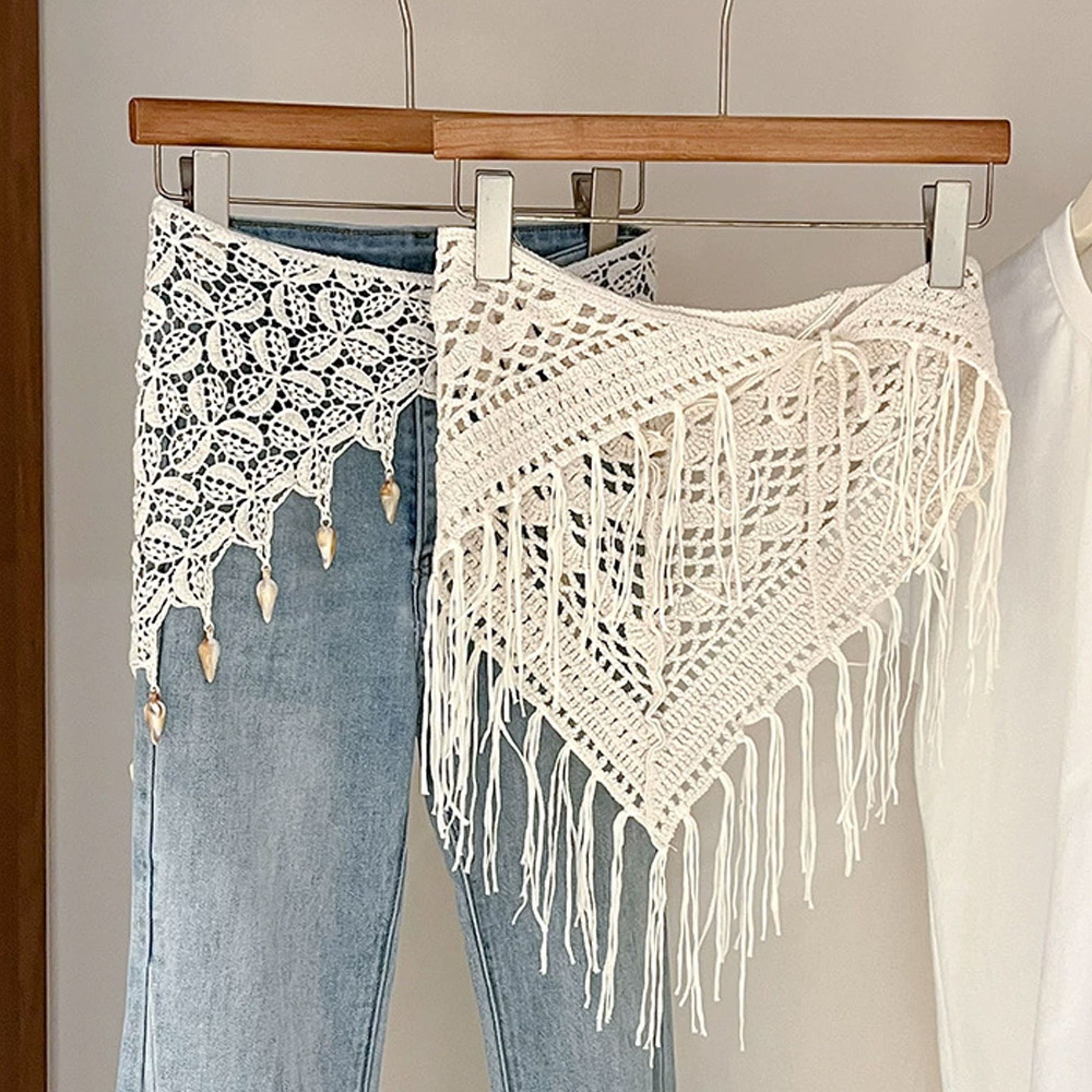 Retro Crochet Hair Scarf – view 3