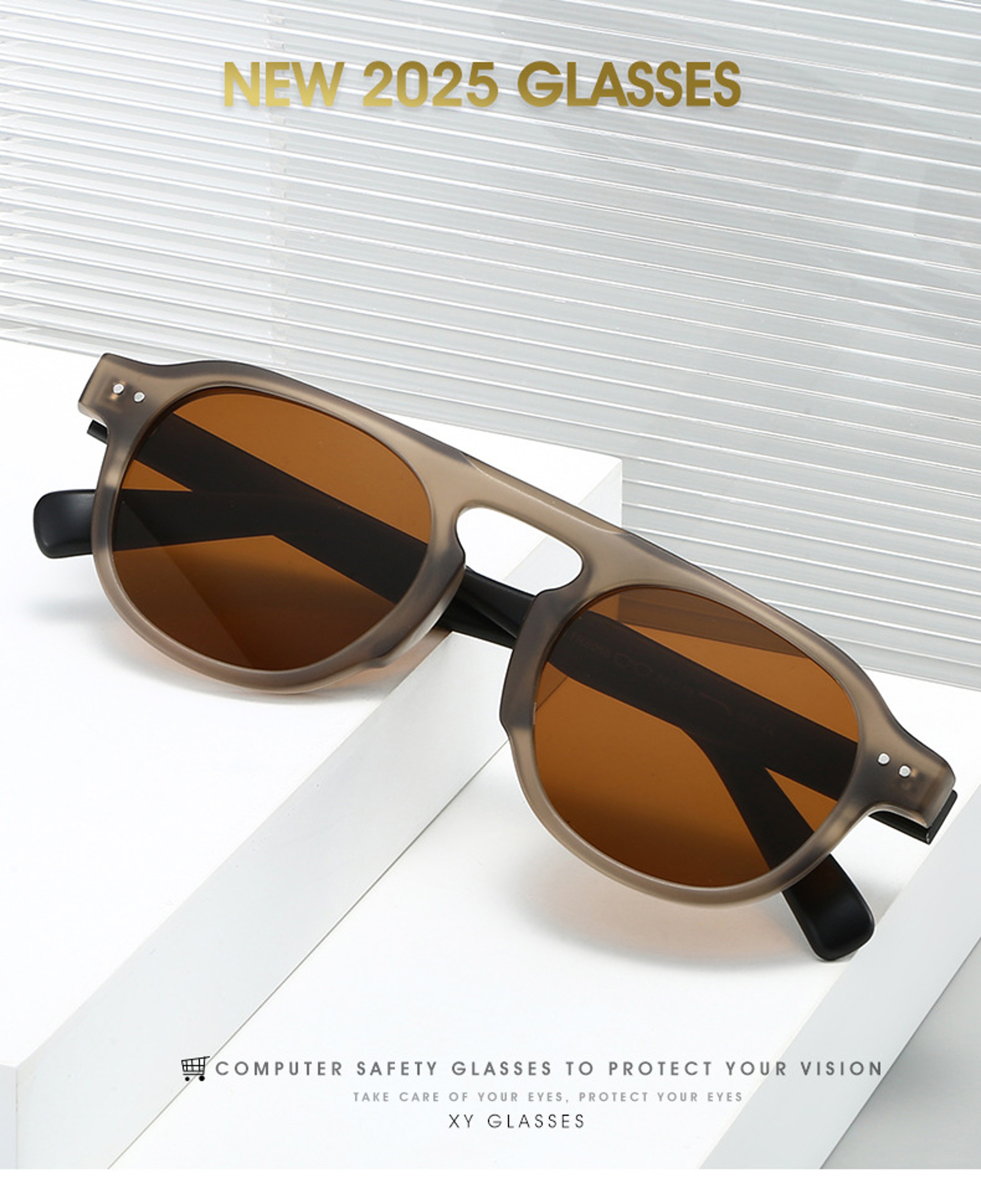 Retro Pilot Sunglasses for Men and Women – view 6