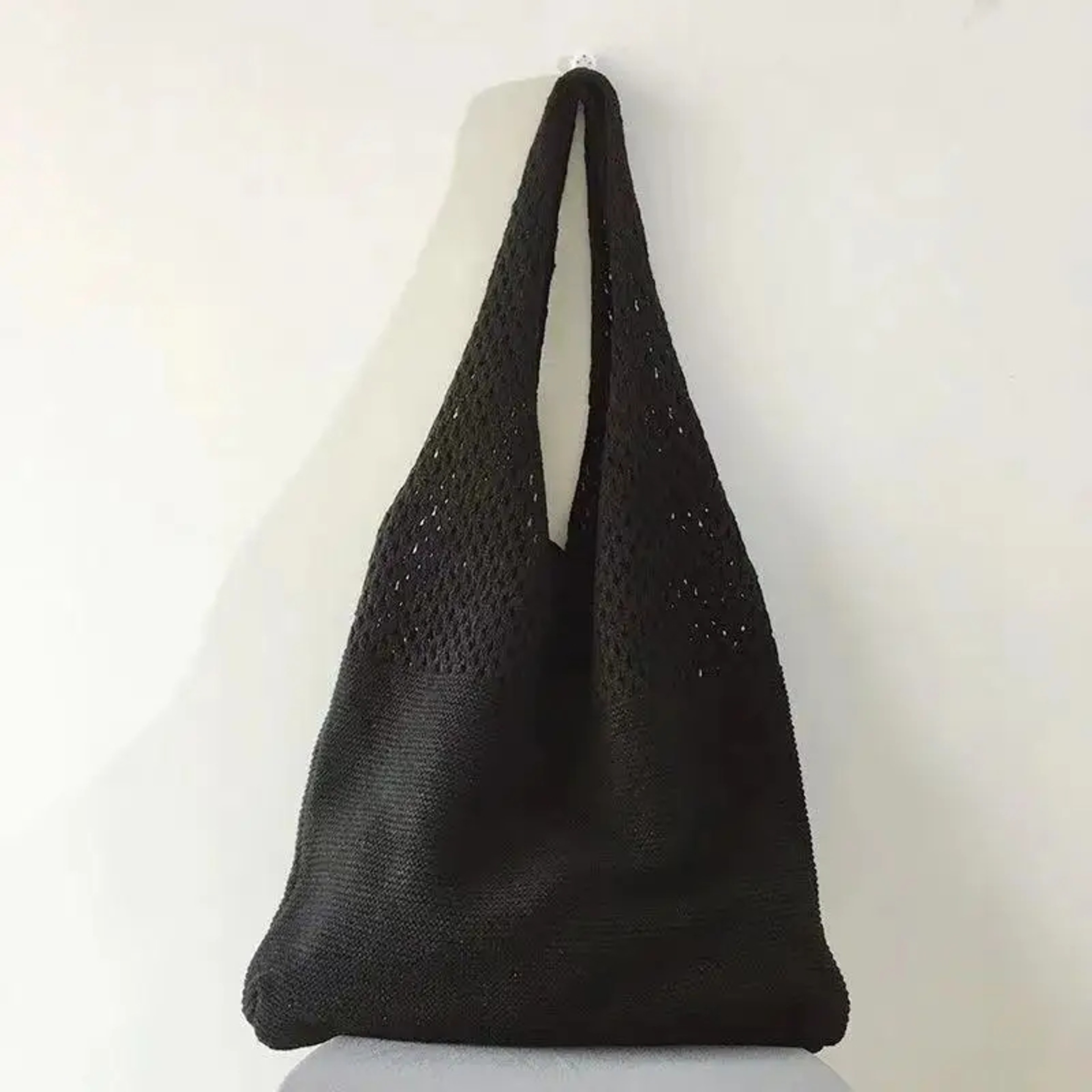 Knitted Handbags For Women Large Capacity Tote Bag Summer Beach Purse – view 2