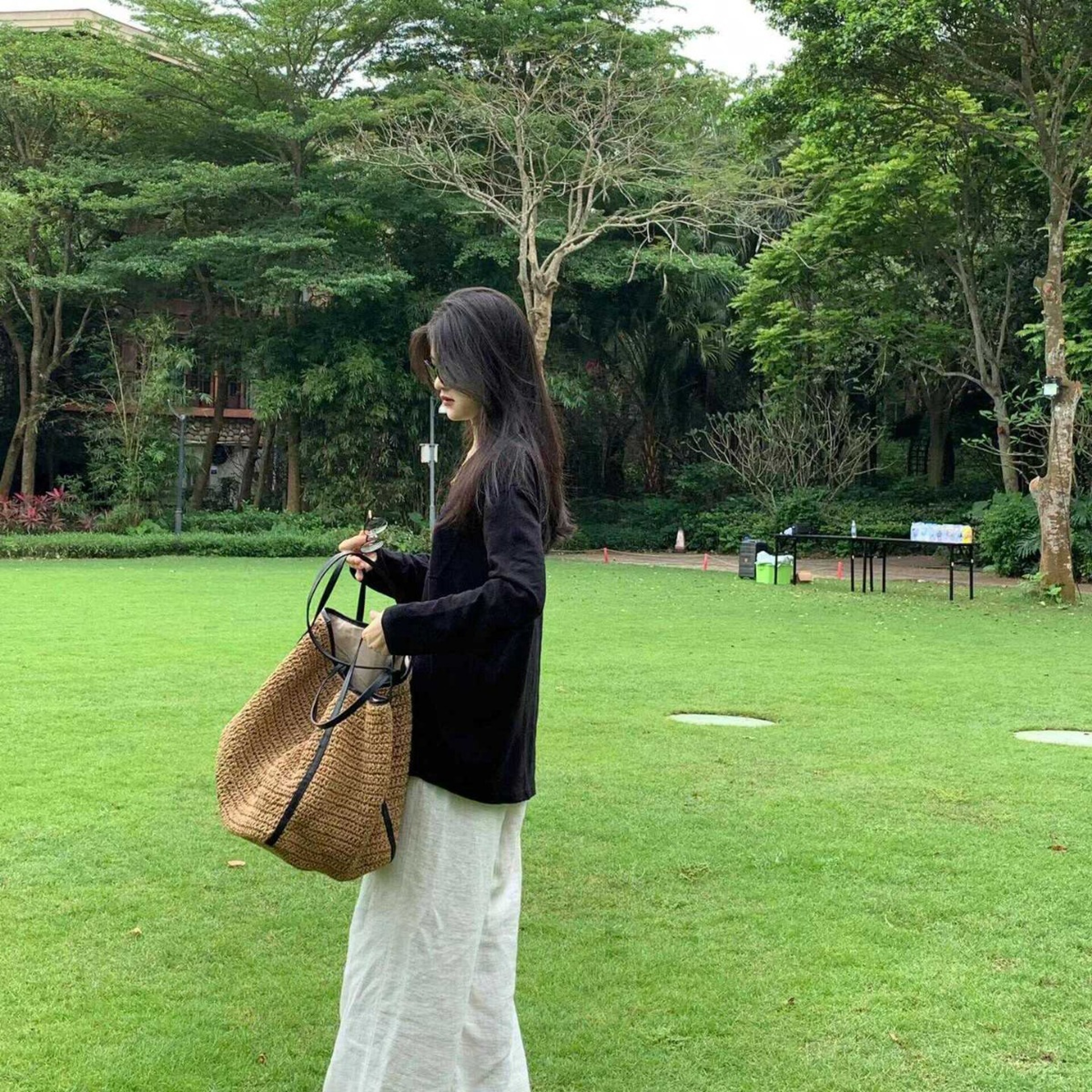 Korean Style Large Vintage Woolen Tote Bag and Single Shoulder Handbag – view 6