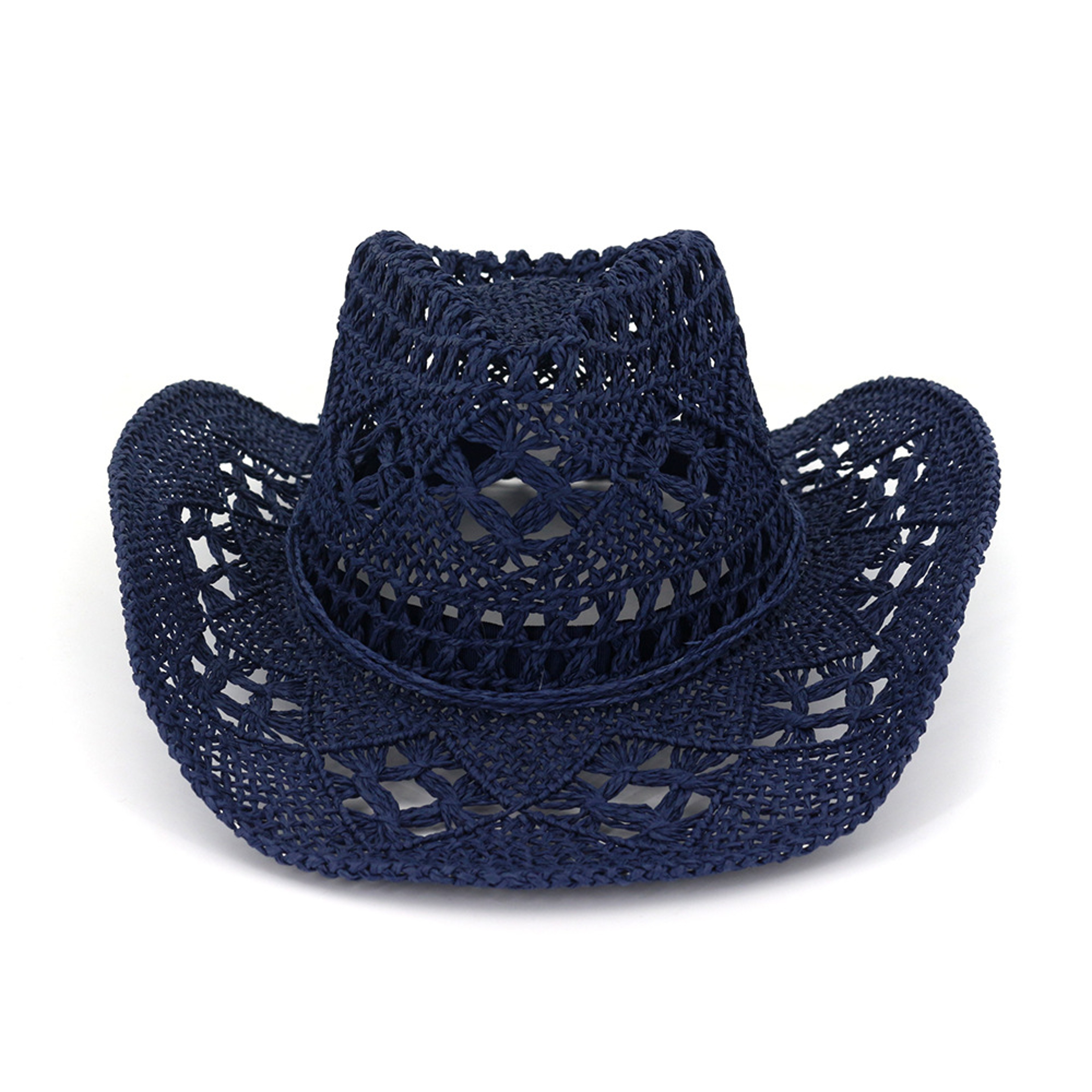 Handmade Straw Western Cowboy Hat – view 8