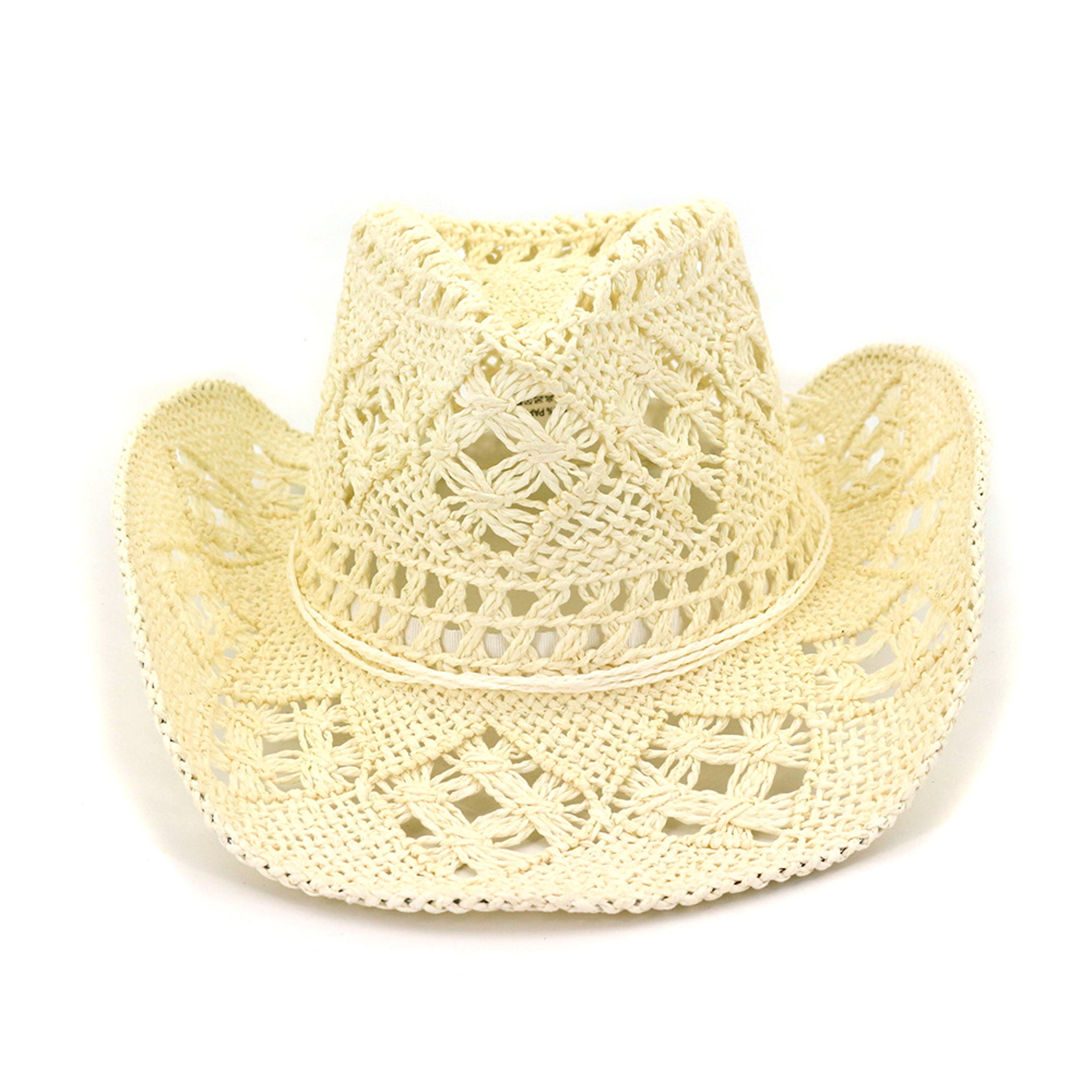 Handmade Straw Western Cowboy Hat – view 9