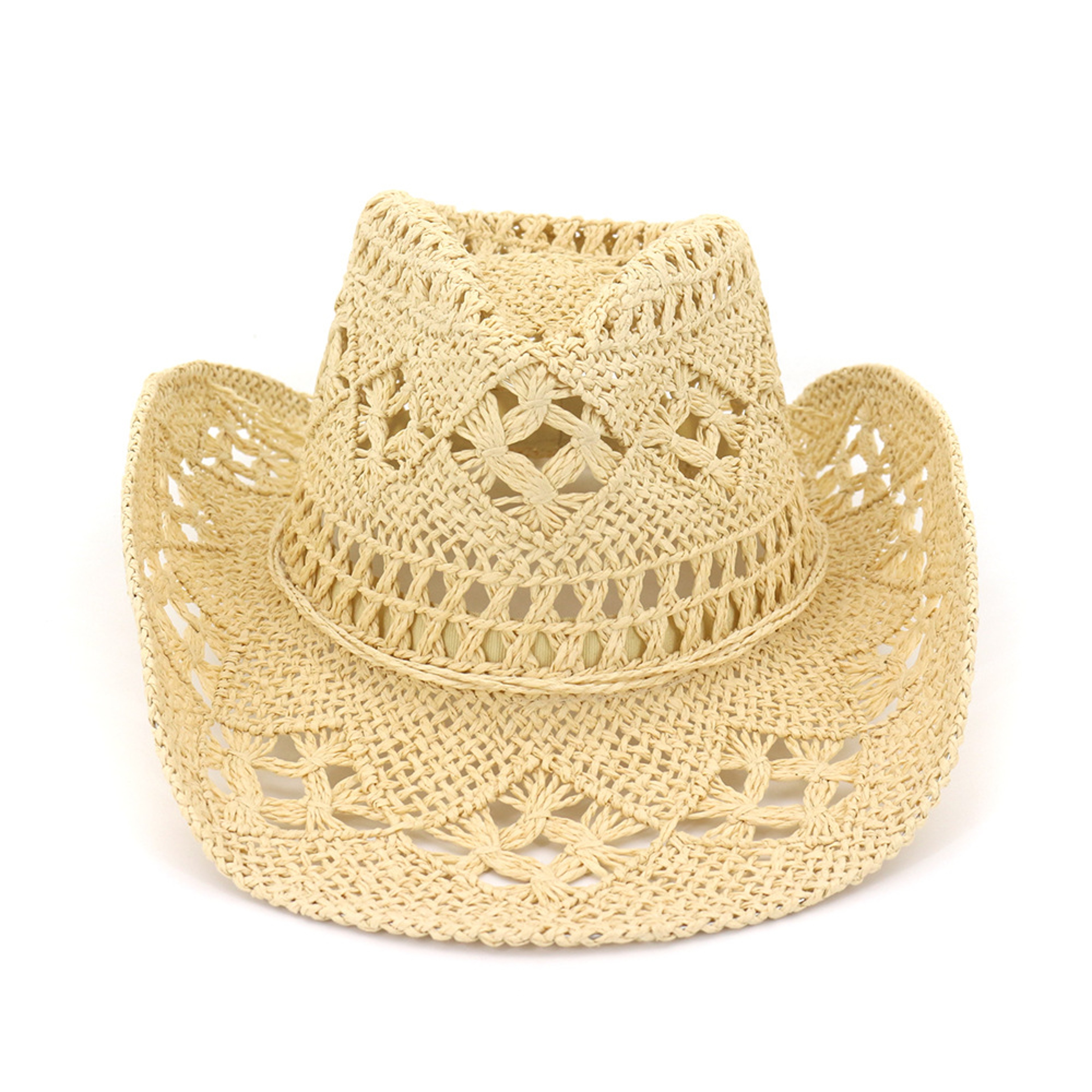 Handmade Straw Western Cowboy Hat – view 11