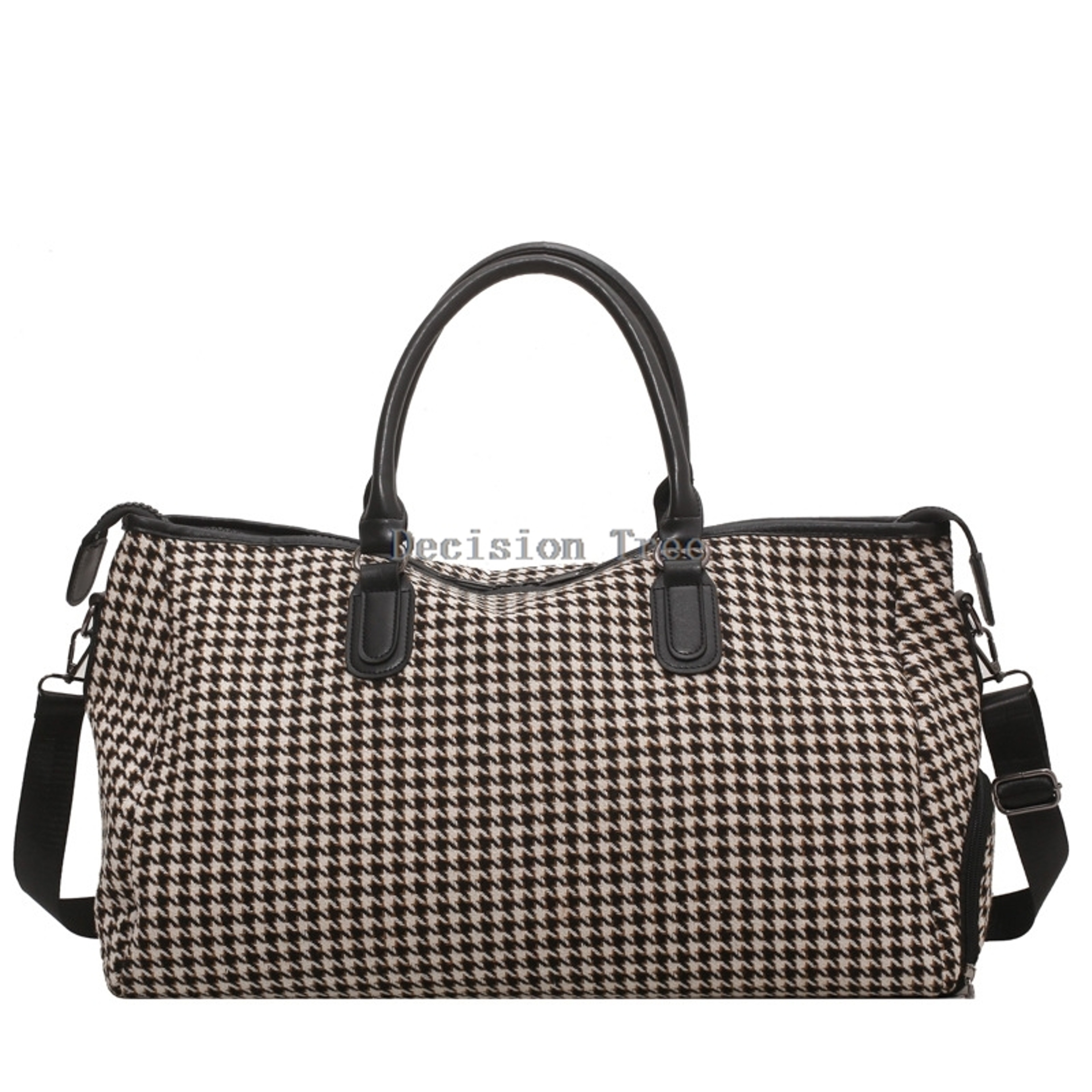 Retro Plaid Travel Duffel Bag for Women and Gym Enthusiasts – view 5