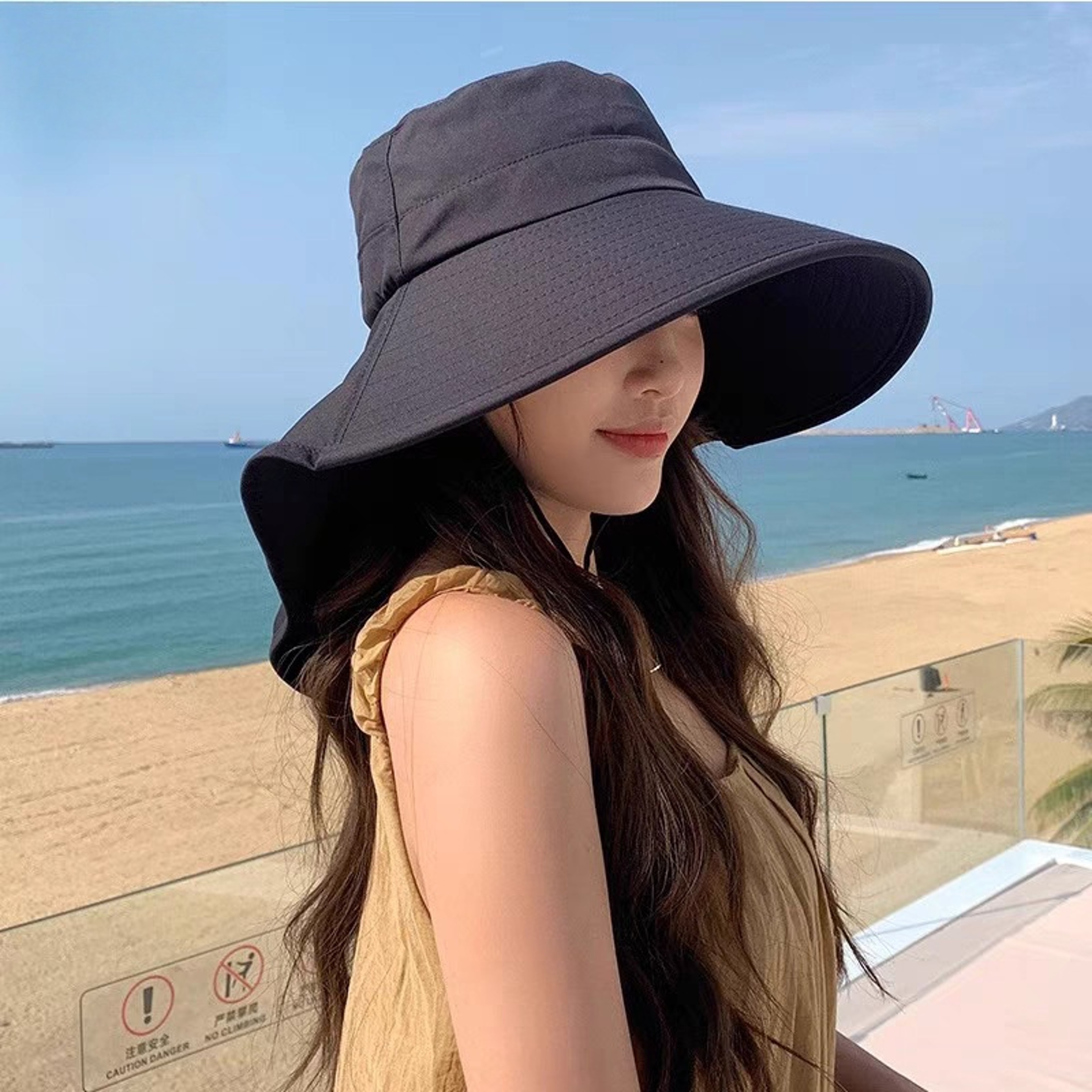 Womens UV Protection Sun Hat With Neck Flap 6