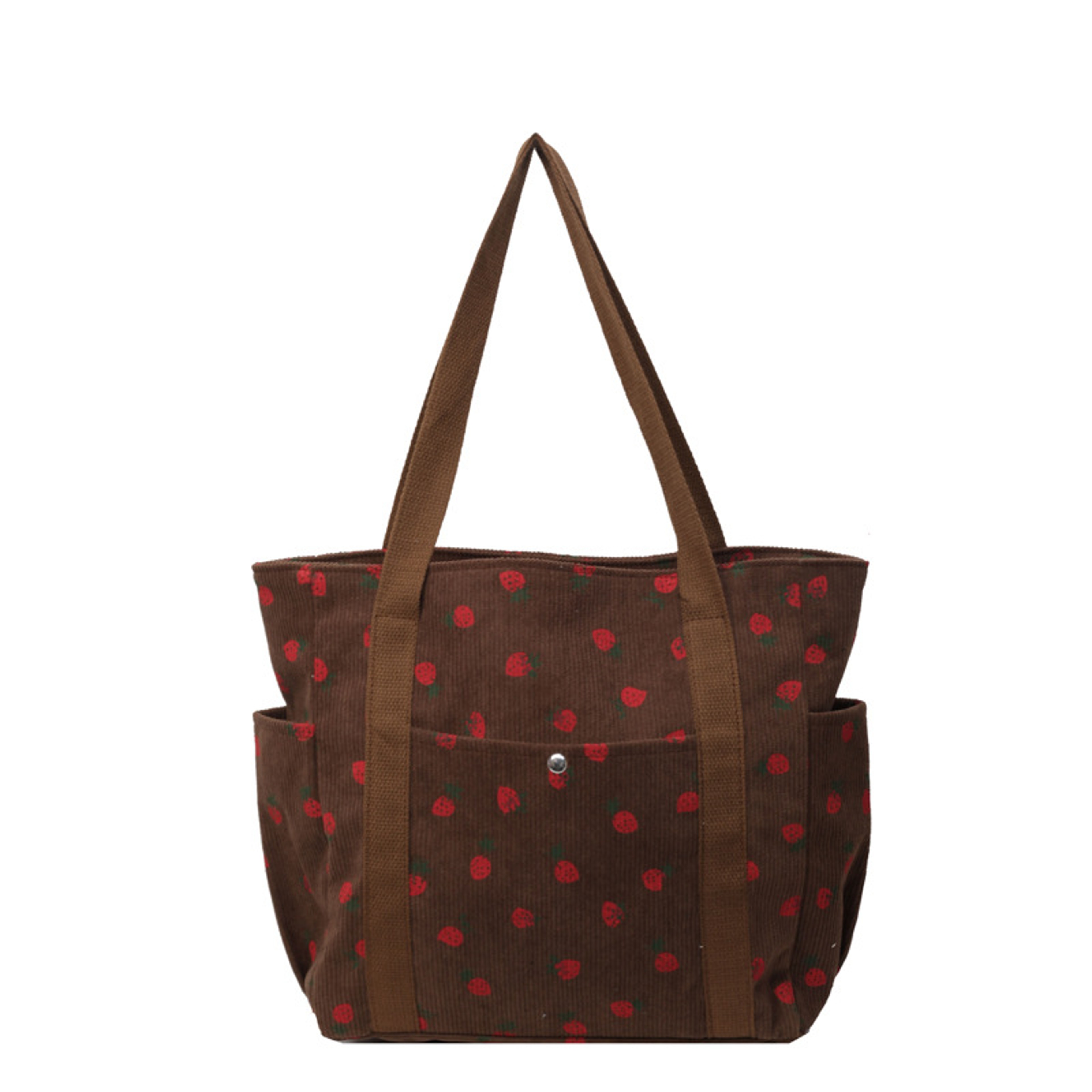 Strawberry Corduroy Tote Bag – view 7
