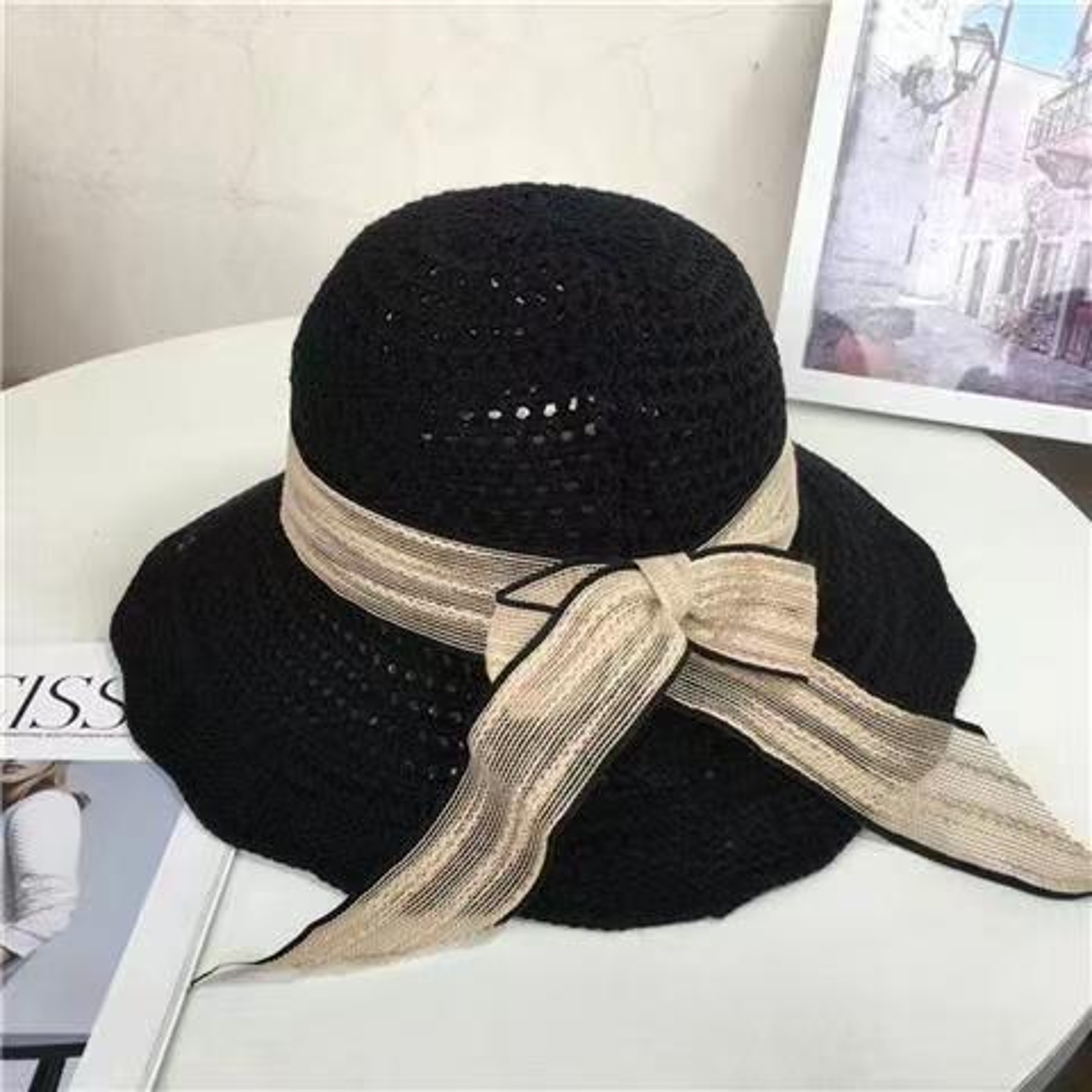 Foldable Wide Brim Sun Hat for Women – view 8