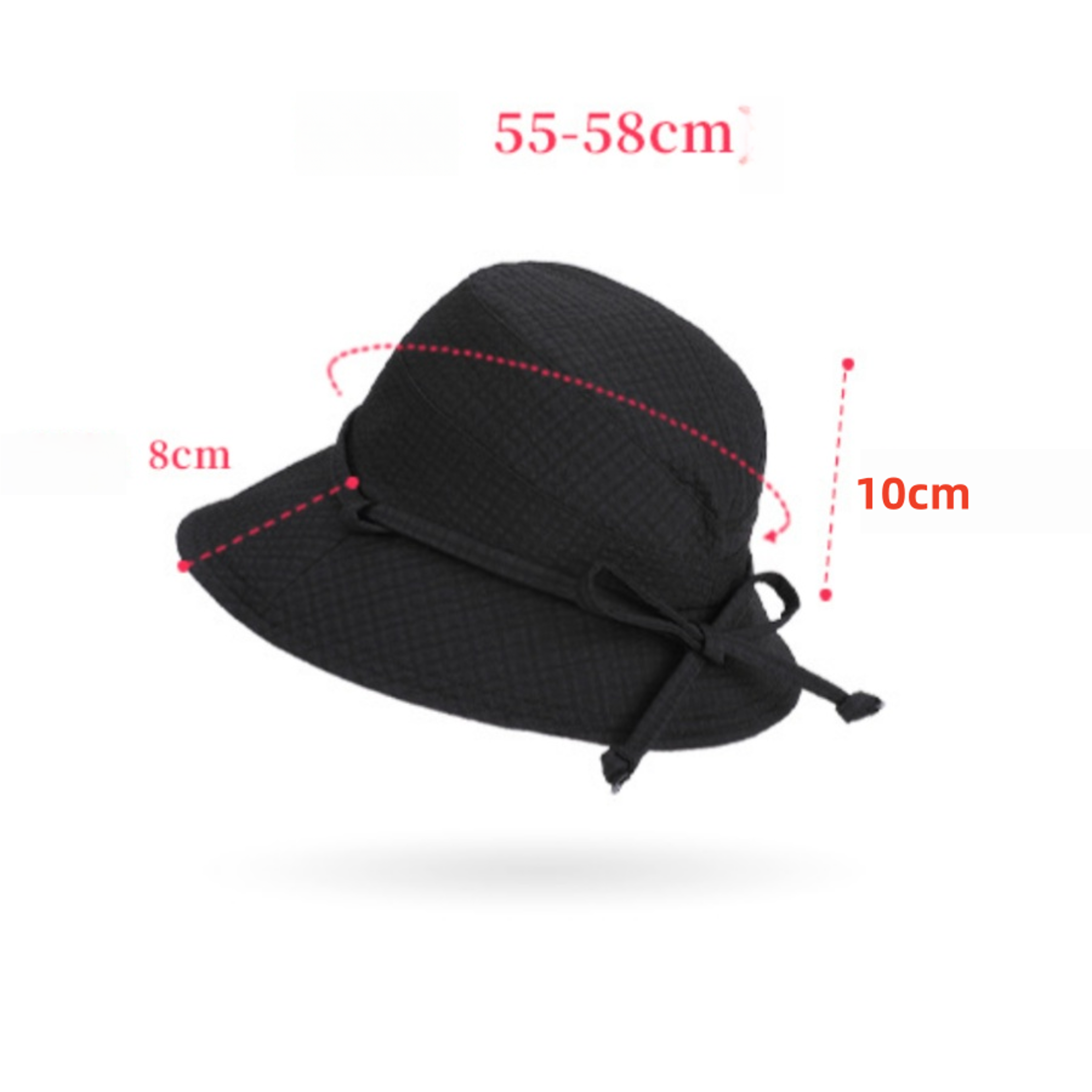 Japanese Minimalist Sunshade Bucket Hat – view 5