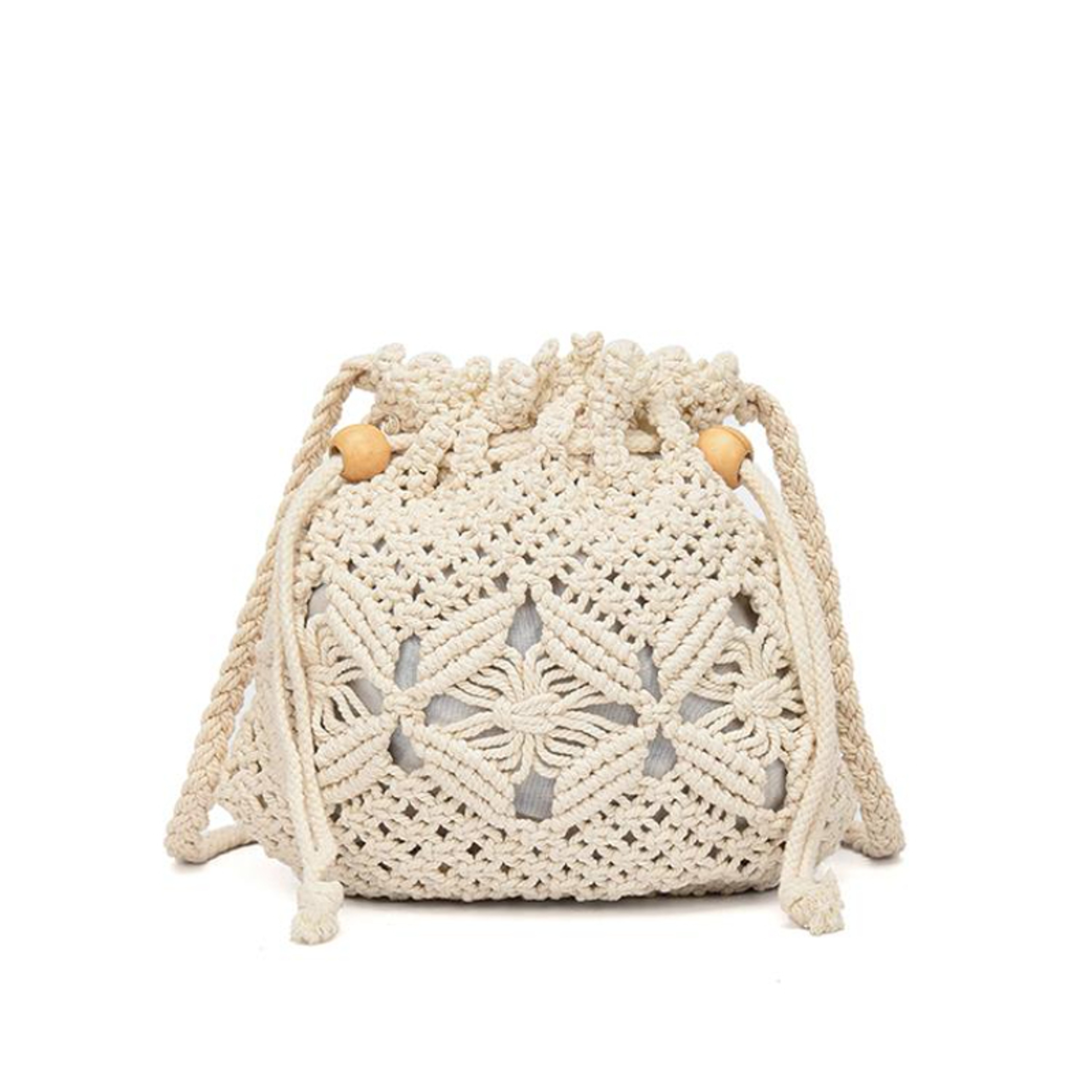 Luxury Straw Woven Crossbody Bucket Bag for Women Summer Beach Travel – view 6