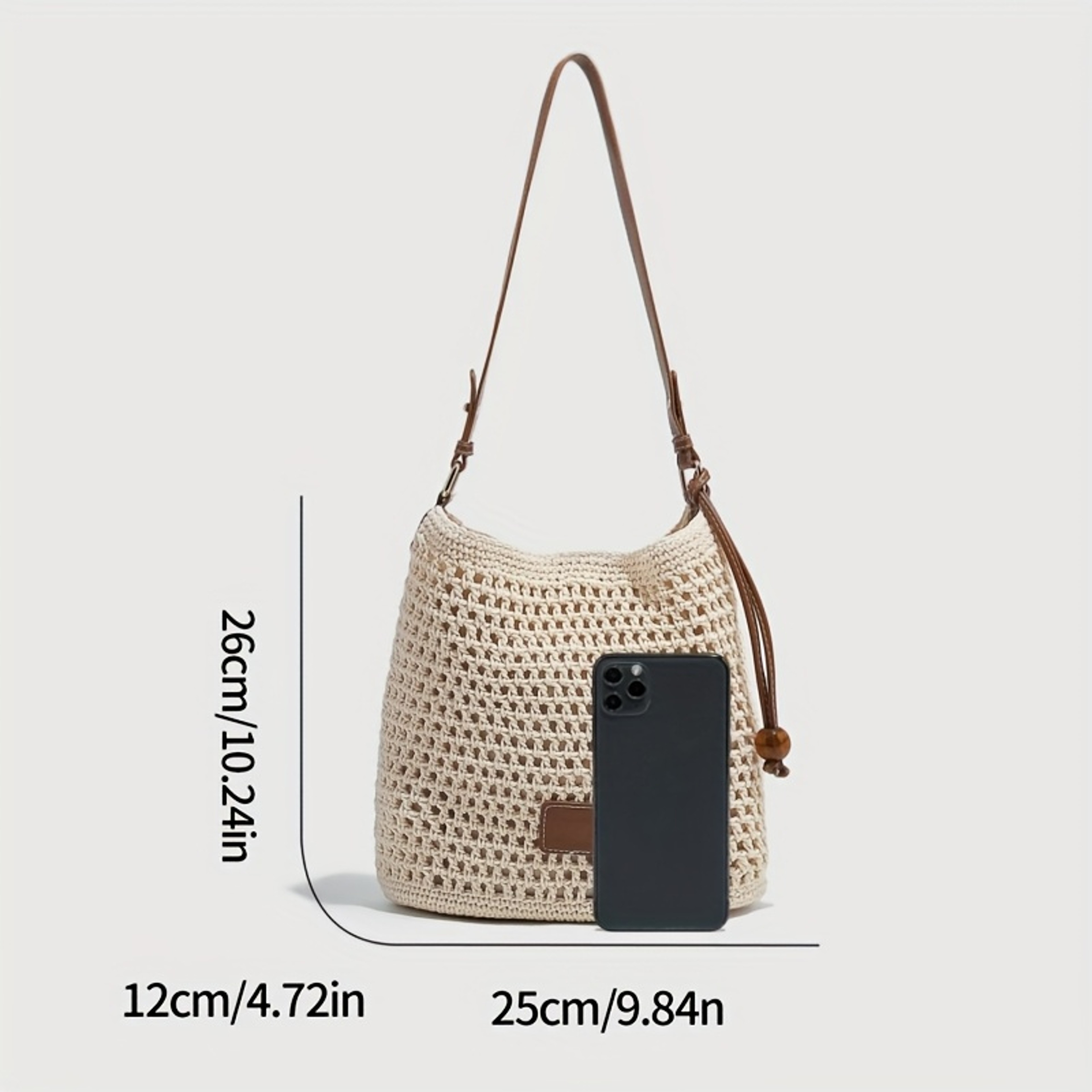 Aria Crochet Boho Tote – view 7
