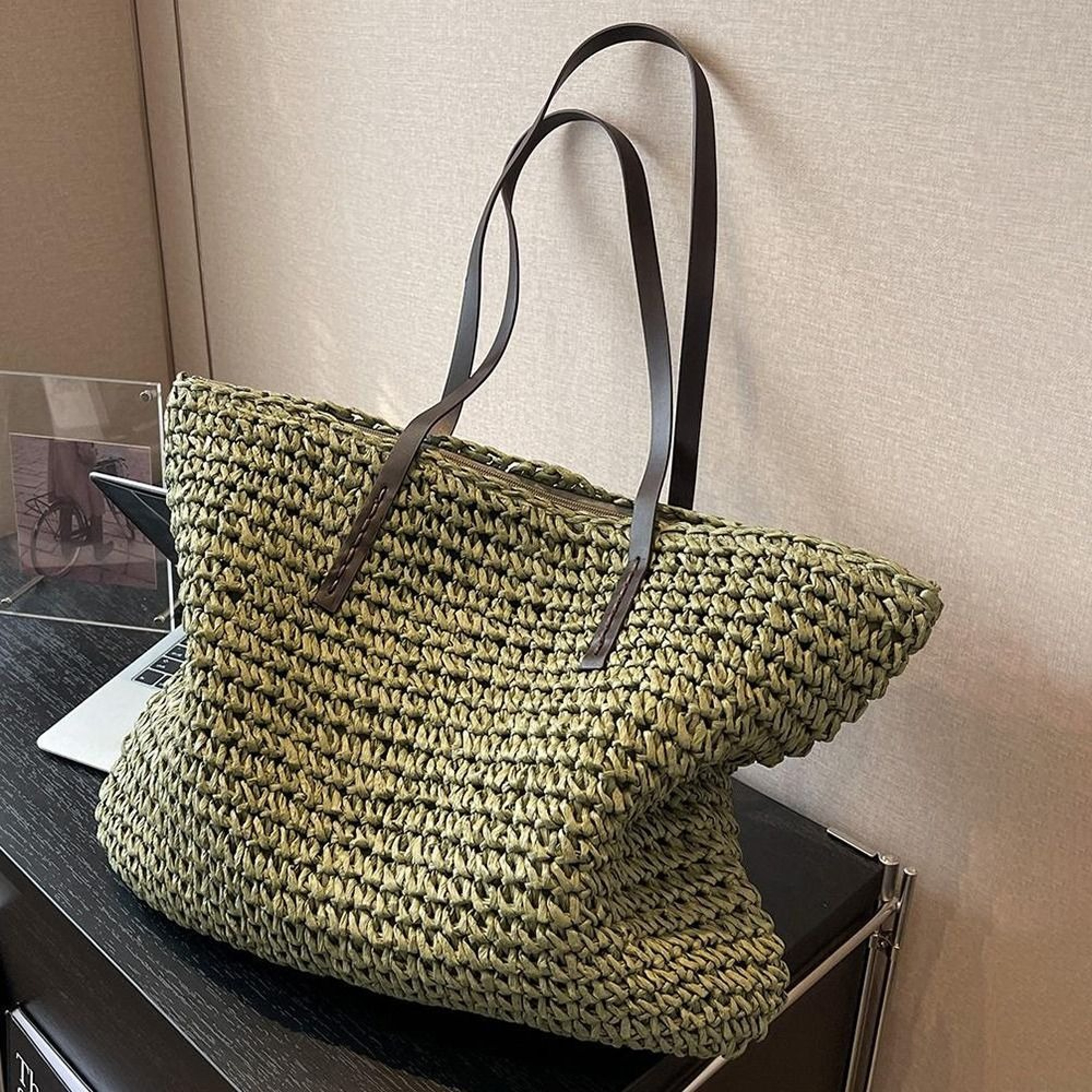 Artisan Woven Beach Tote Bag for Women – view 7