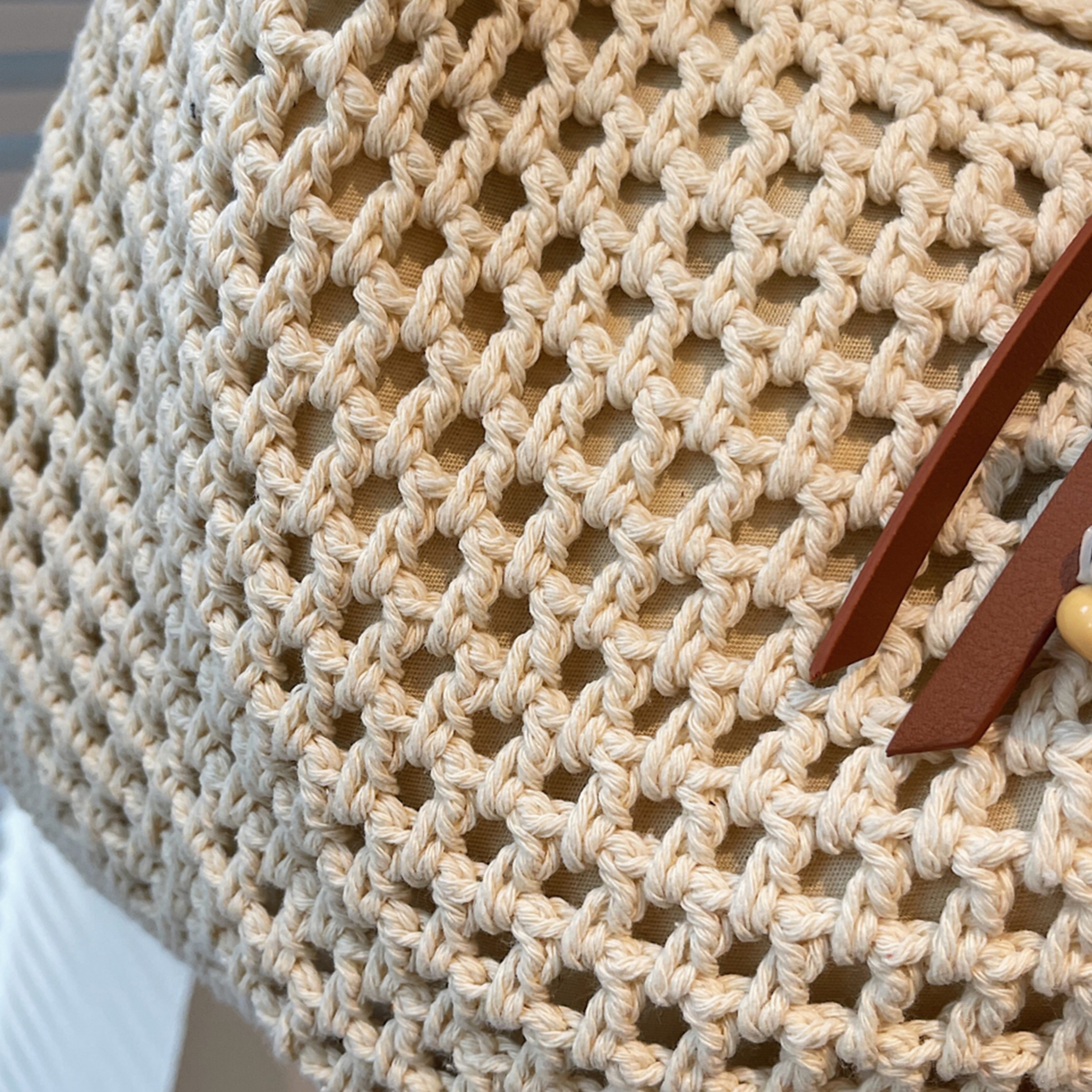 Hand Woven large capacity straw bag for Beach and Summer Travel – view 5